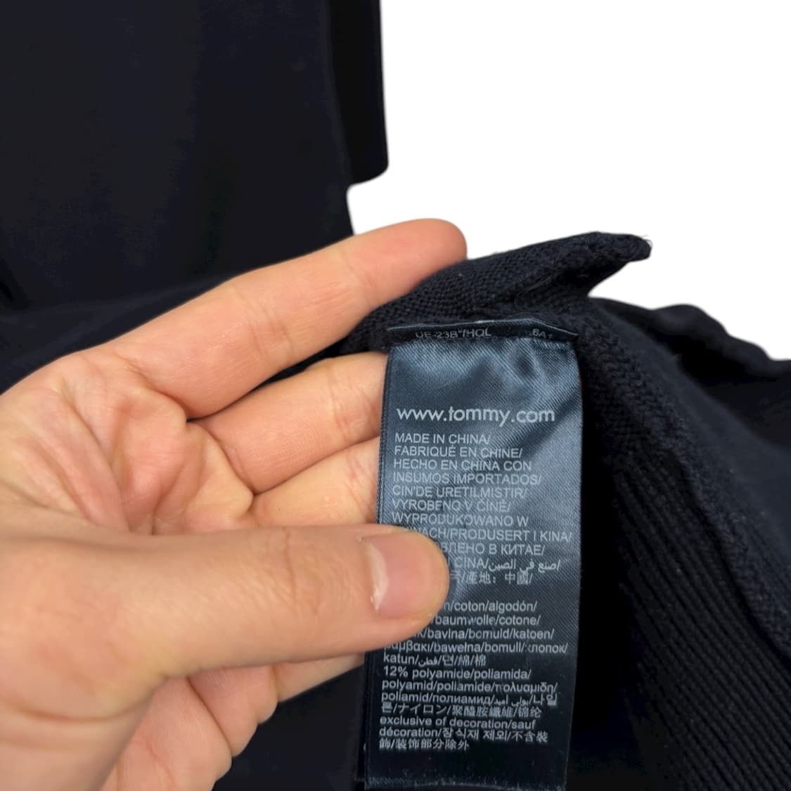 타미힐피거 집업 울 니트 상품이미지5