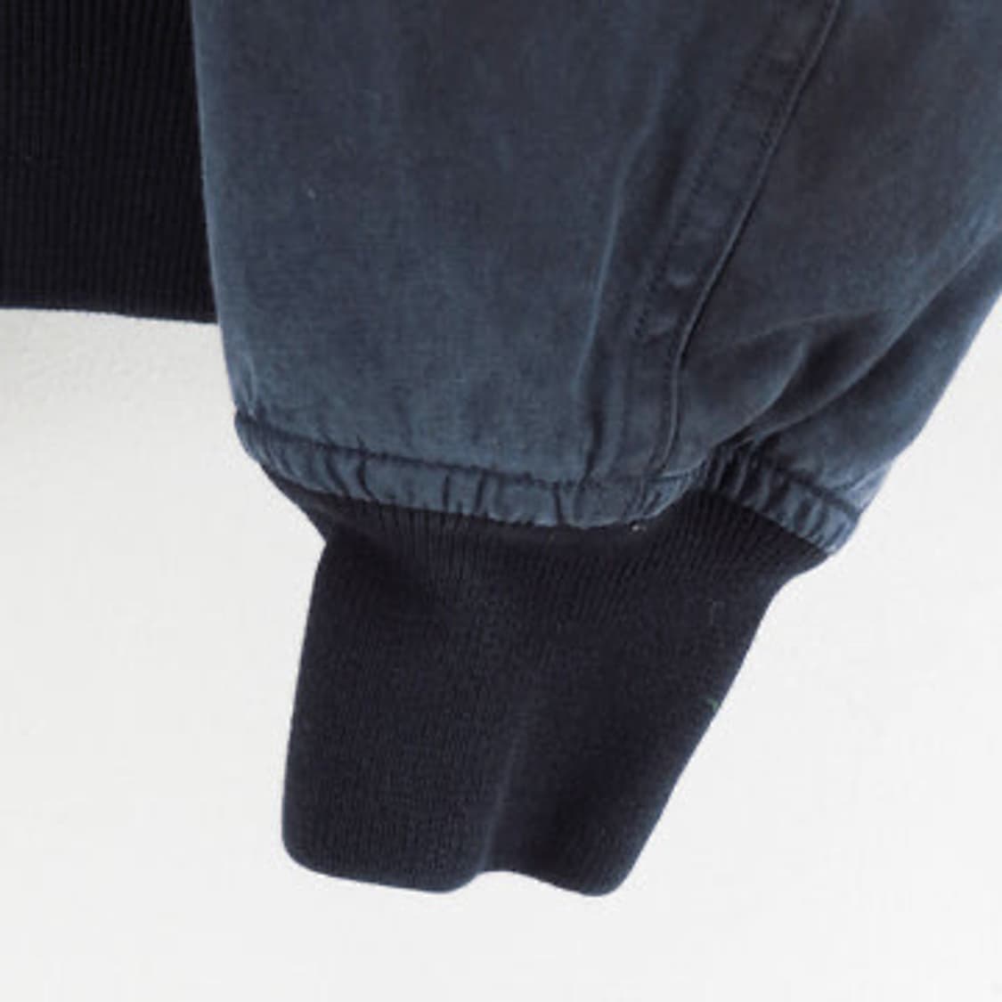 [3] 26ss 아프레쎄 빈티지 실크 플라이트 자켓 네이비 상품이미지3