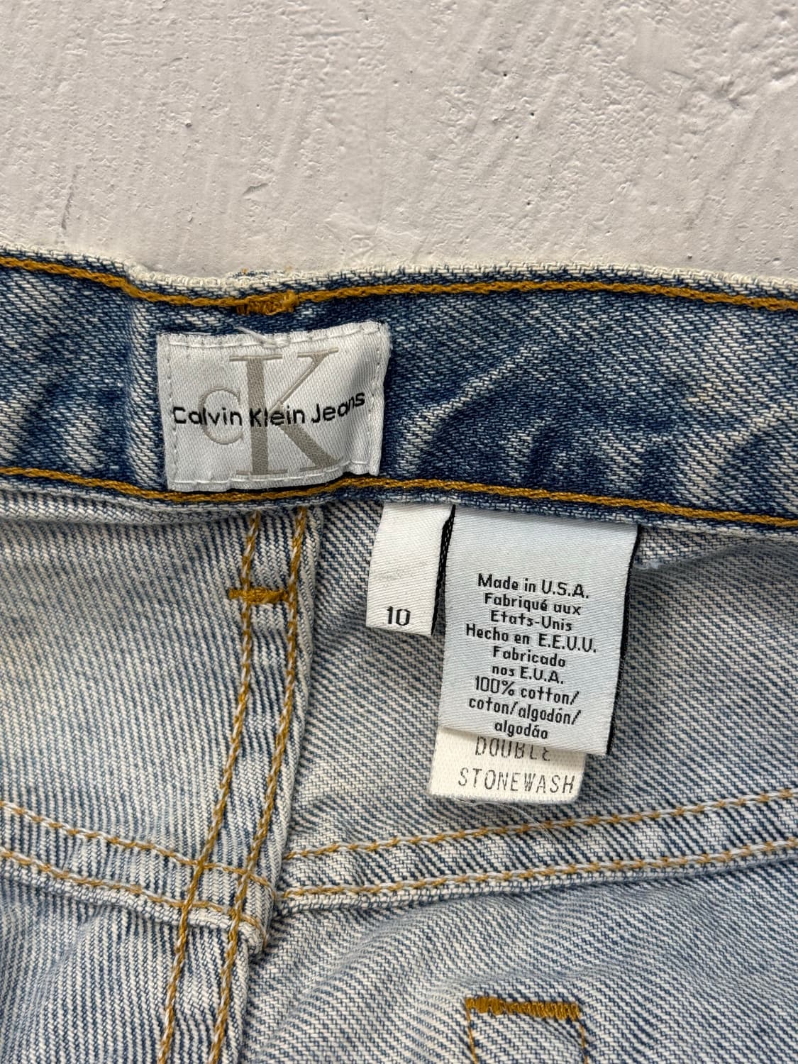 90s USA Calvin Klein Denim Shorts 상품이미지6