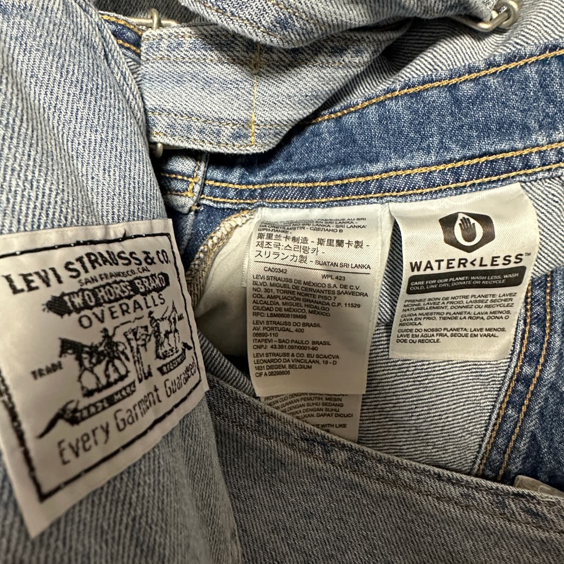 LEVI'S women denim overall 상품이미지6