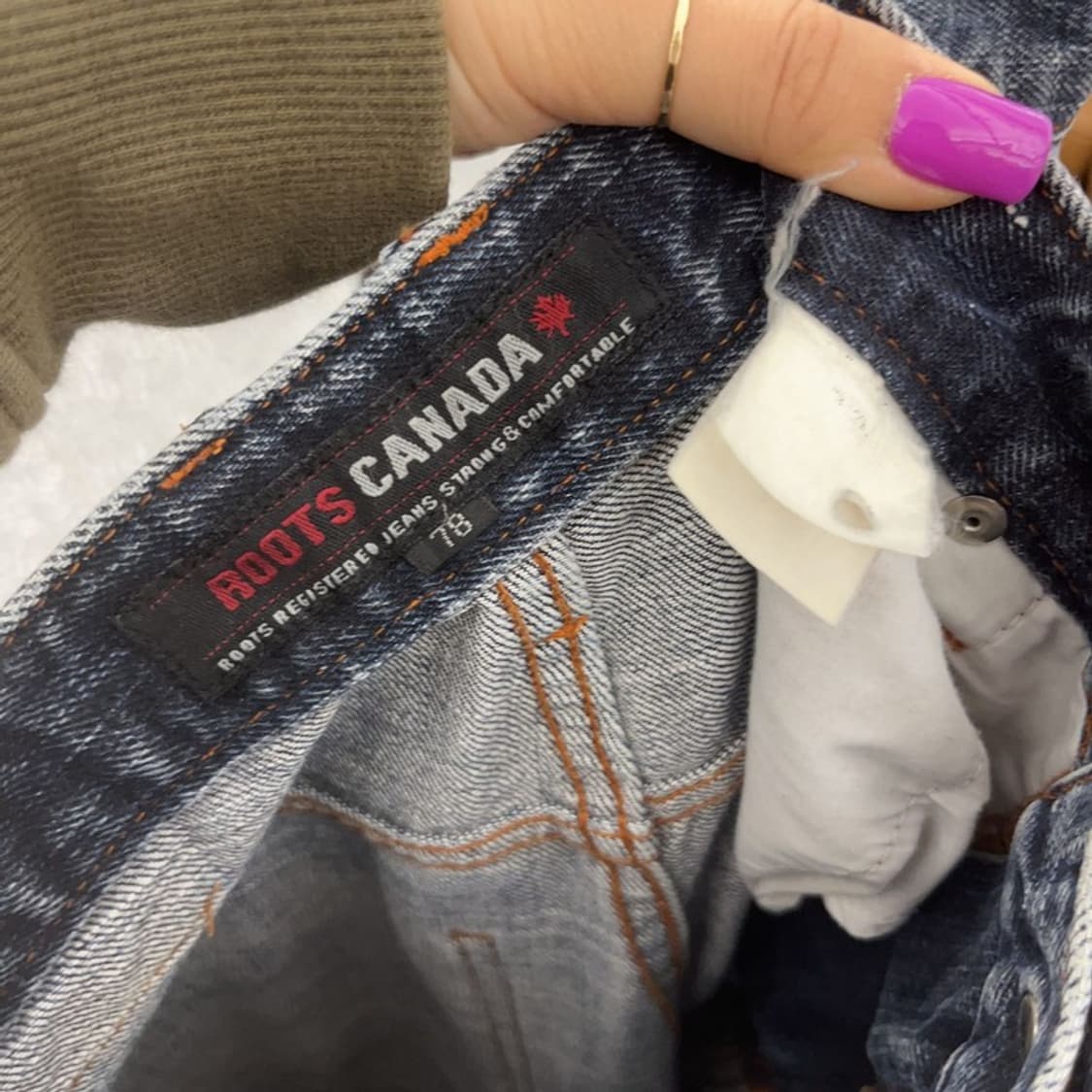 루츠 캐나다 트리플 패치 키치무드 워싱 데님 팬츠 31인치 C06912 상품이미지6