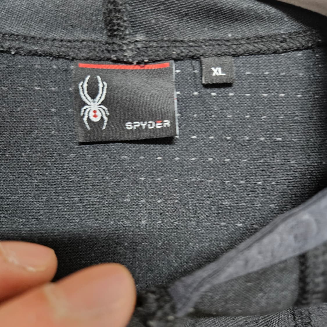 스파이더 트레이닝 매쉬 후드집업 XL 상품이미지3