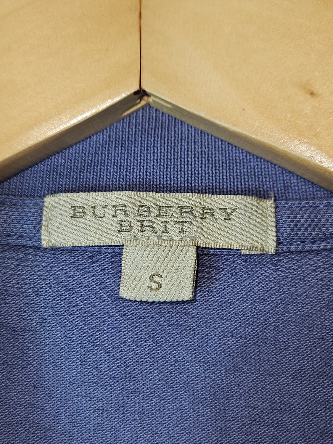 버버리 브릿 BURBERRY 카라 반팔티 폴로 피케 여성 S 정품 상품이미지4