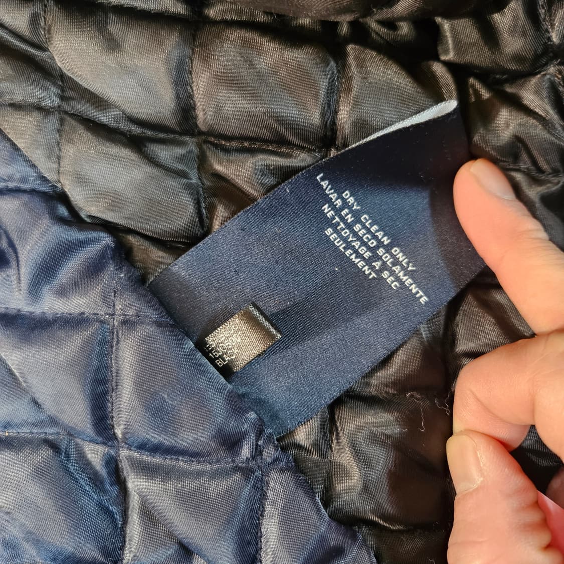 타미힐피거 하이넥 레이어드 카라넥 누빔 울 자켓 2XL 상품이미지6