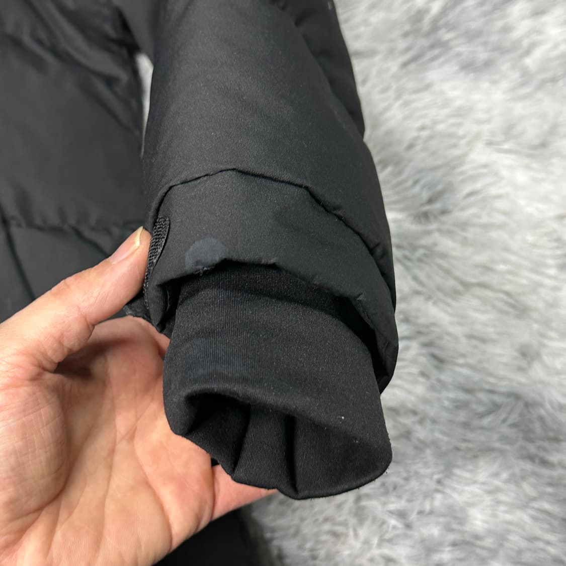 내셔널지오그래픽 다운 블랙 롱패딩 s 상품이미지3