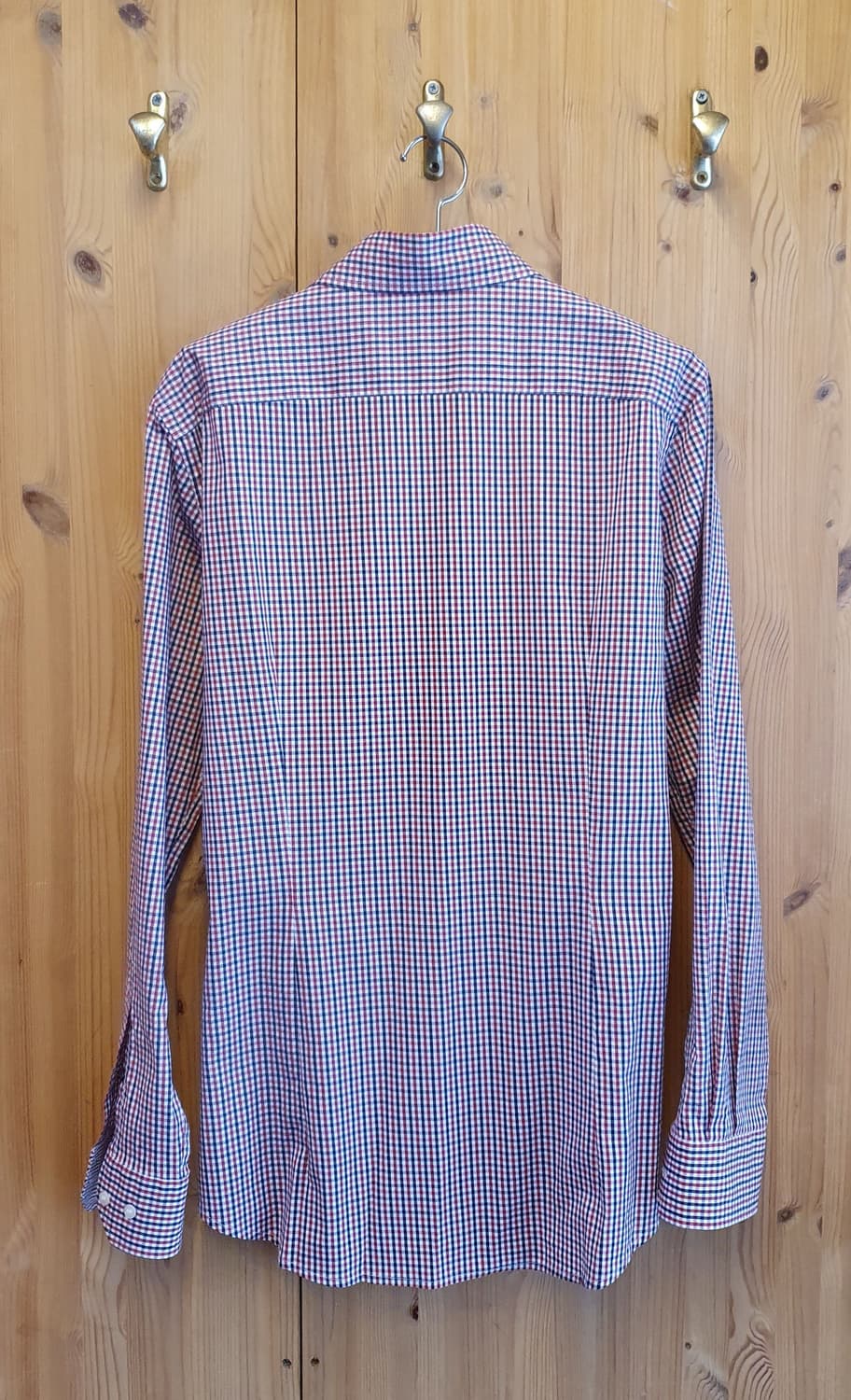 100.라코스테 스판 체크셔츠  상품이미지2