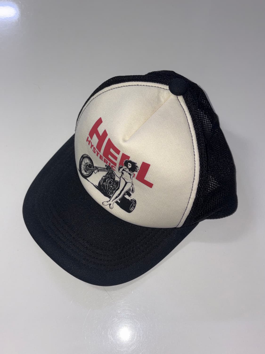 히스테릭글래머 헬 히스테릭 메쉬 볼캡 블랙 상품이미지3