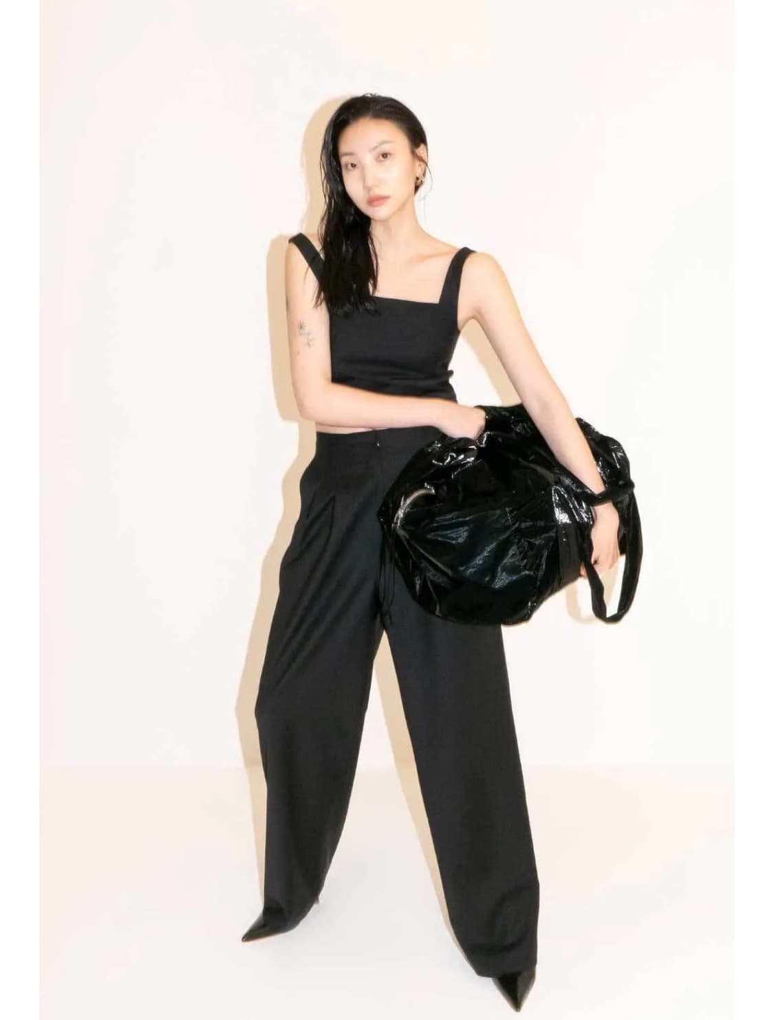 그라우피더. JUST TROUSERS BLACK 상품이미지1