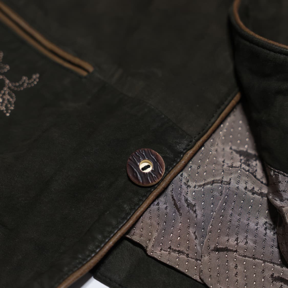 [EU 80s] Real Leather Trachten Vest 상품이미지4