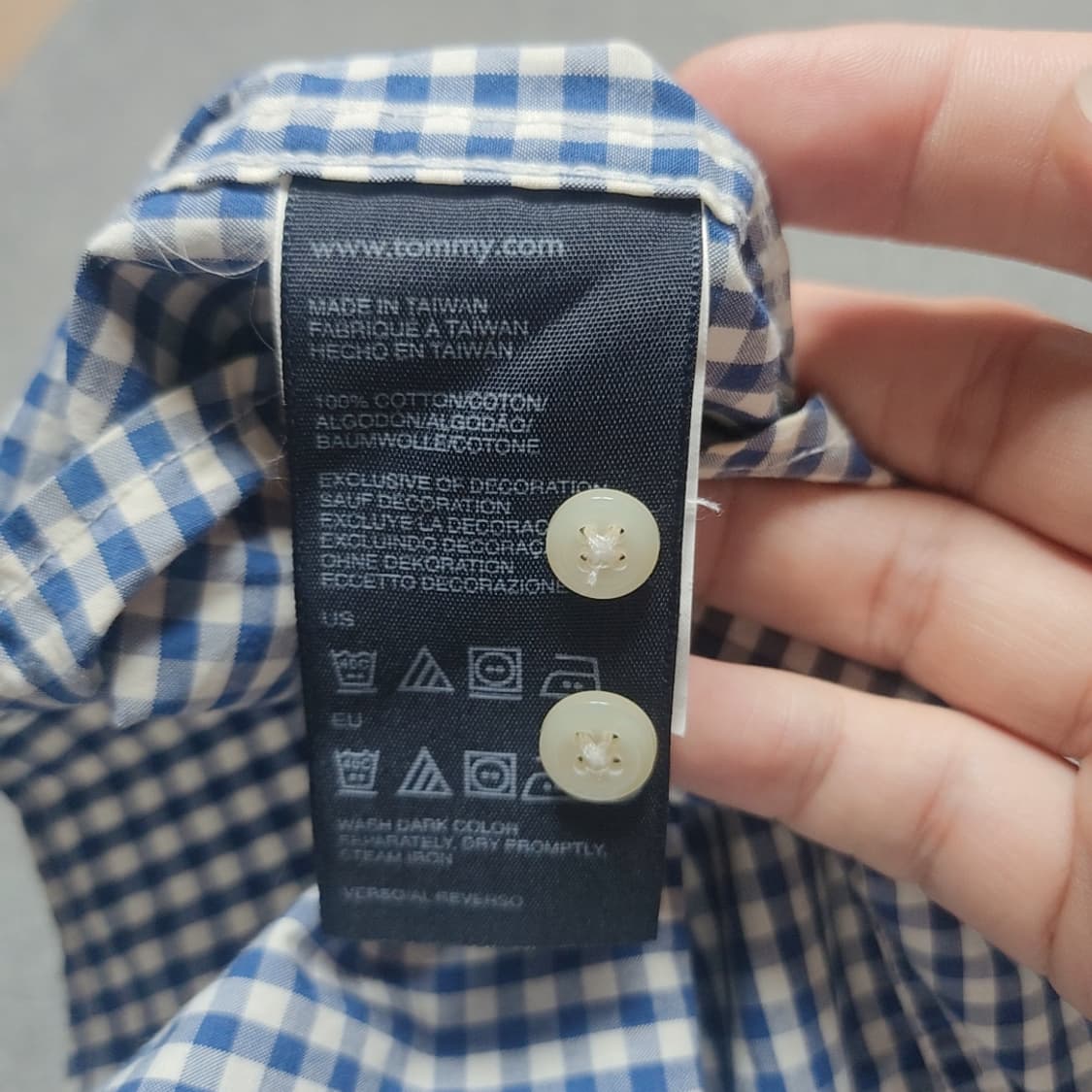 [L] 타미힐피거 반팔 체크 셔츠 (2851) 상품이미지5