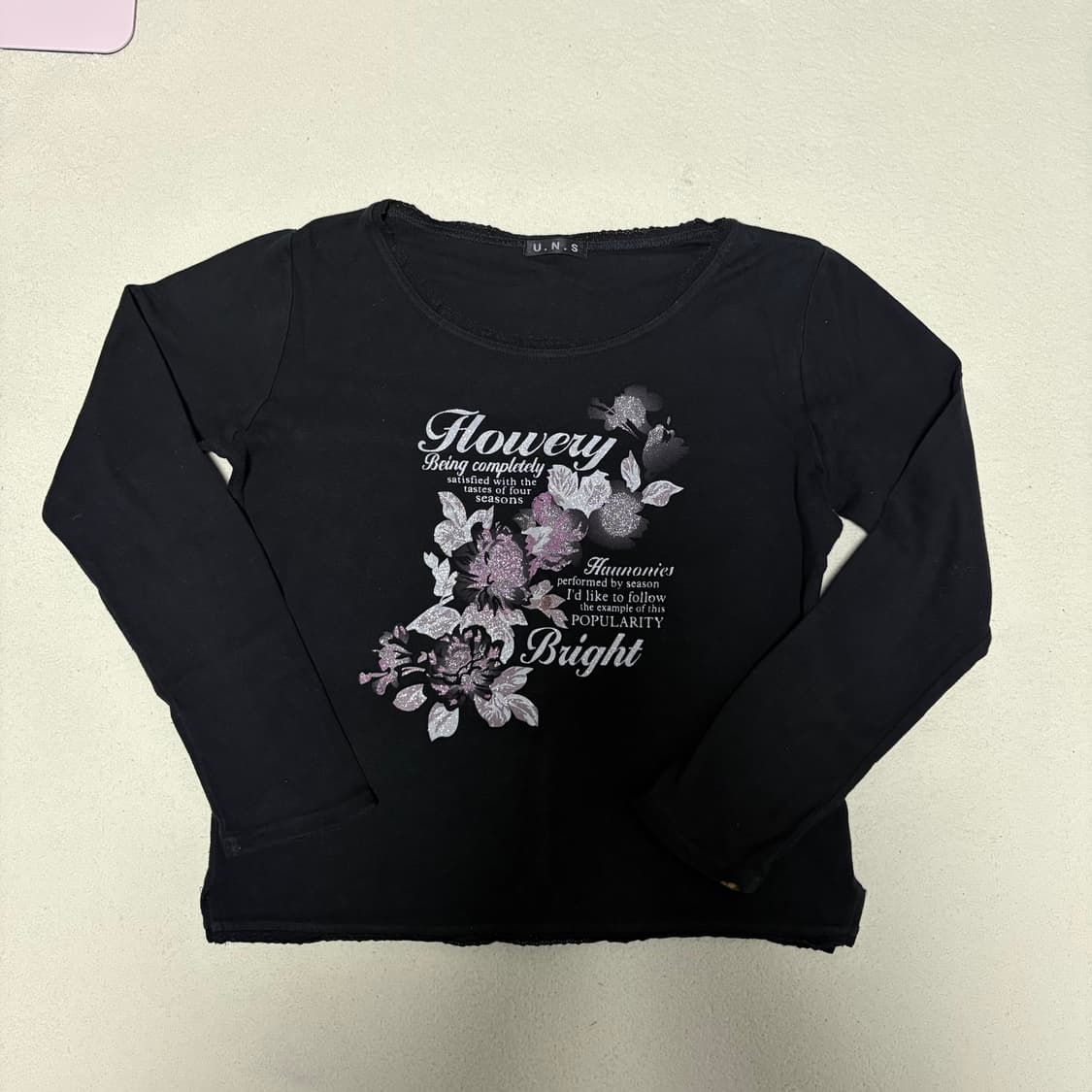 빈티지 플라워 롱 슬리브 상품이미지1