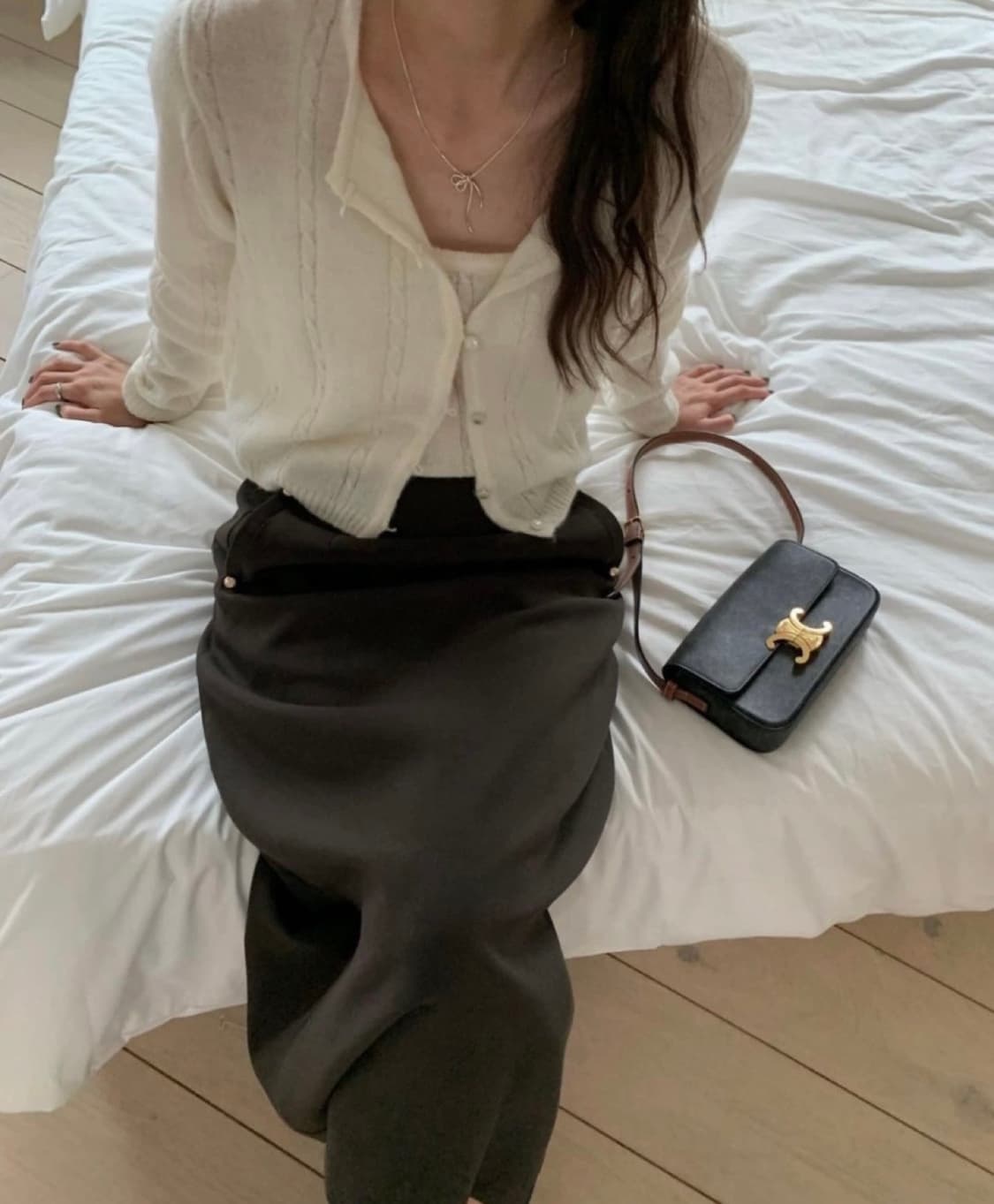 프리러브freelove 버튼롱스커트m 상품이미지5