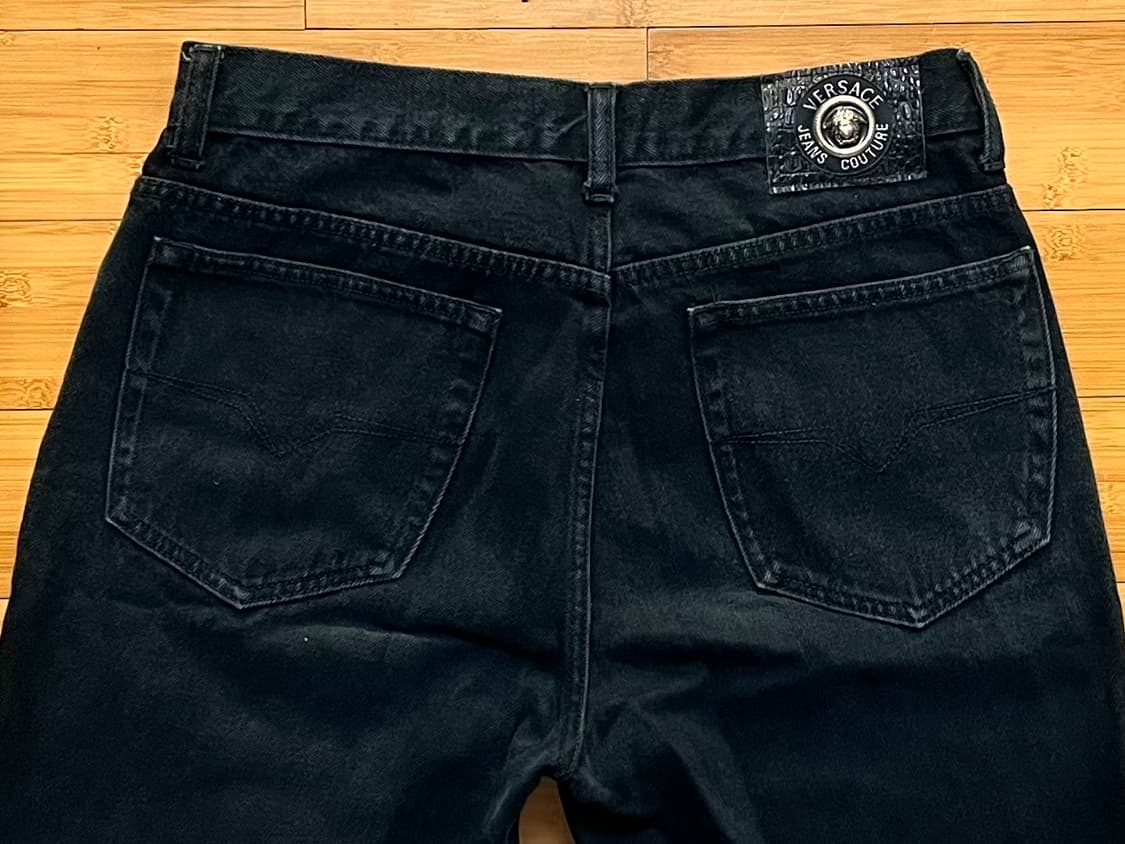 베르사체 블랙진 데님팬츠 W34 L32 상품이미지4
