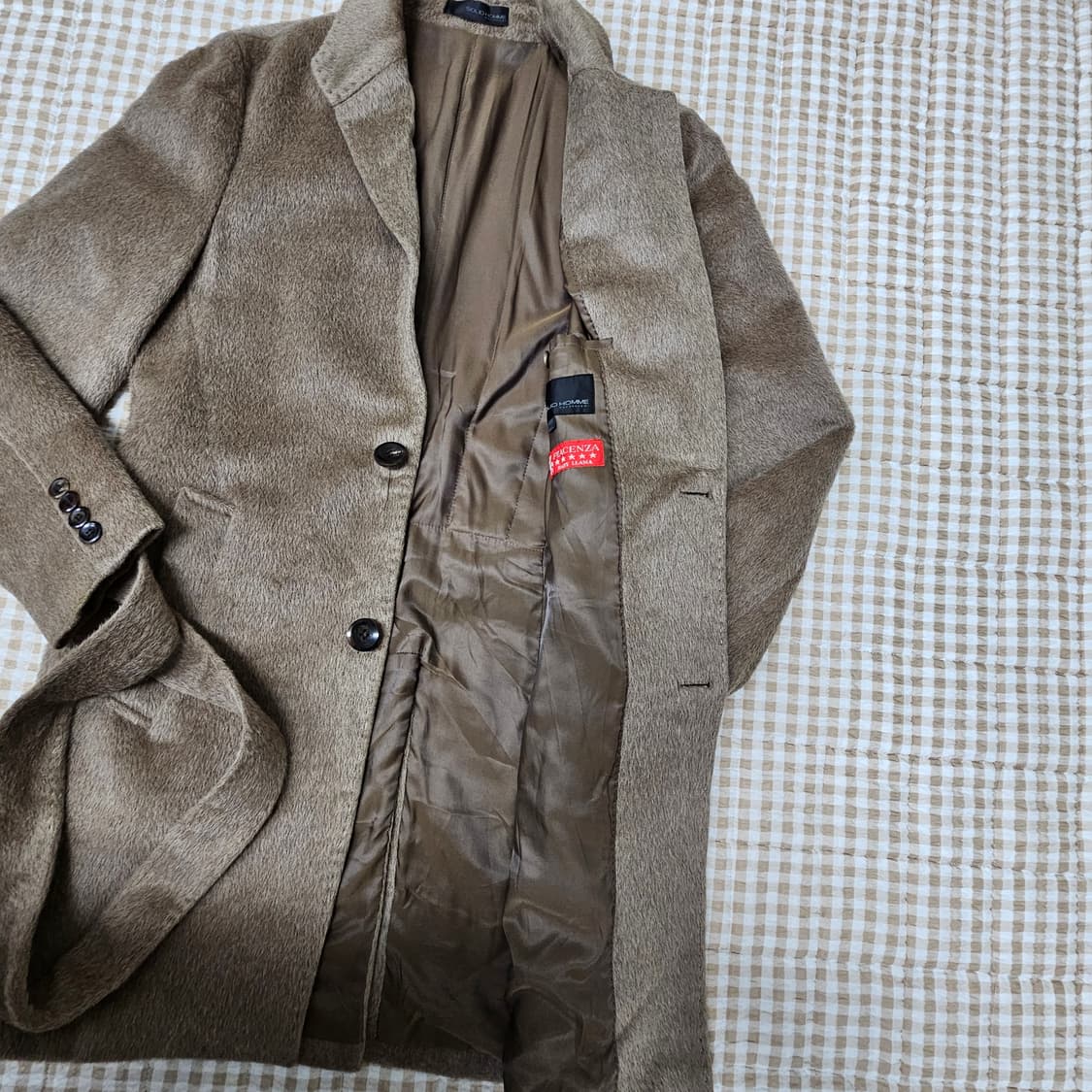 솔리드옴므 라마 슬림핏 코트 남자100 상품이미지6