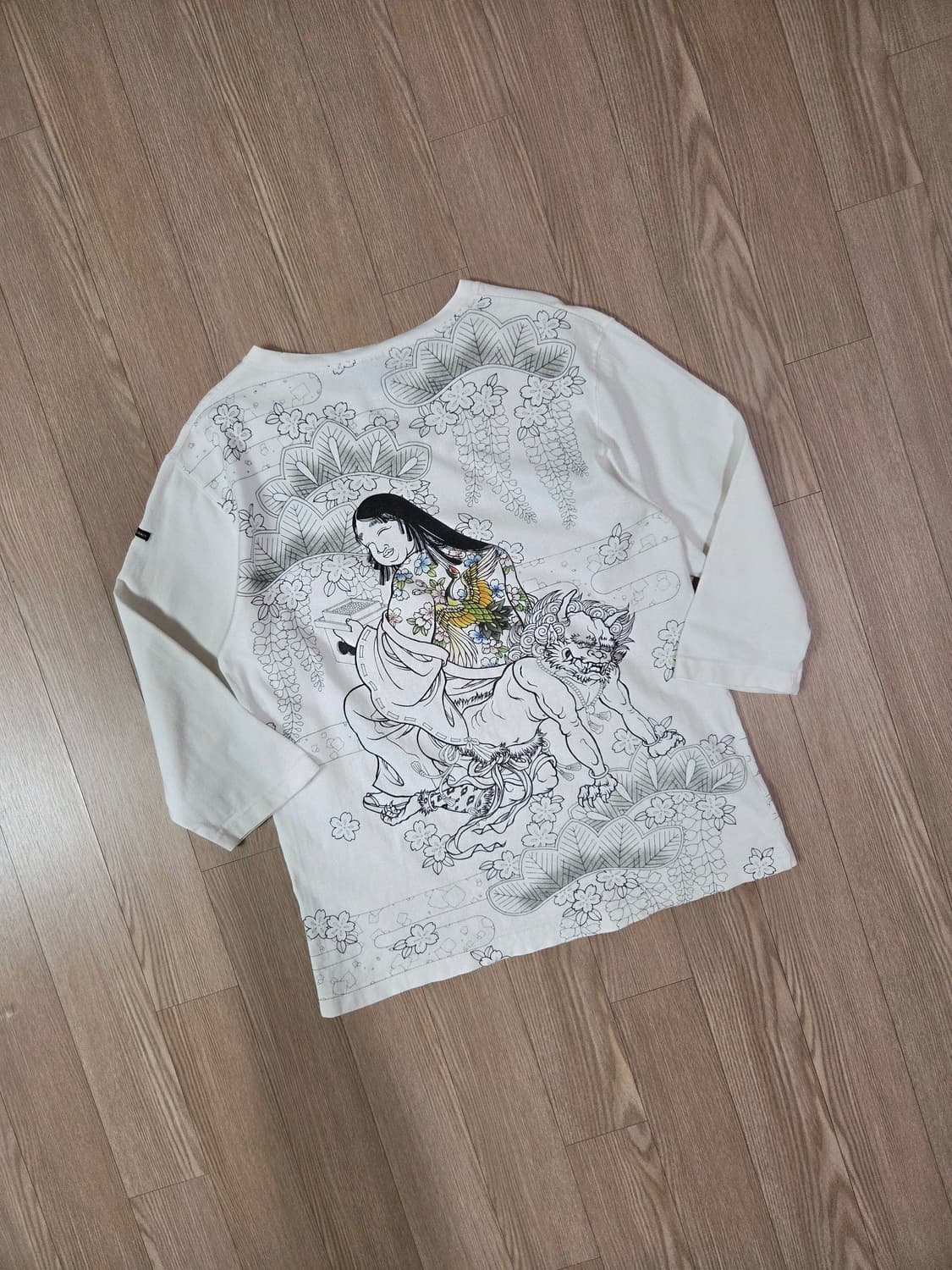 cropped heads 미드 슬리브 라운드 티셔츠 상품이미지5