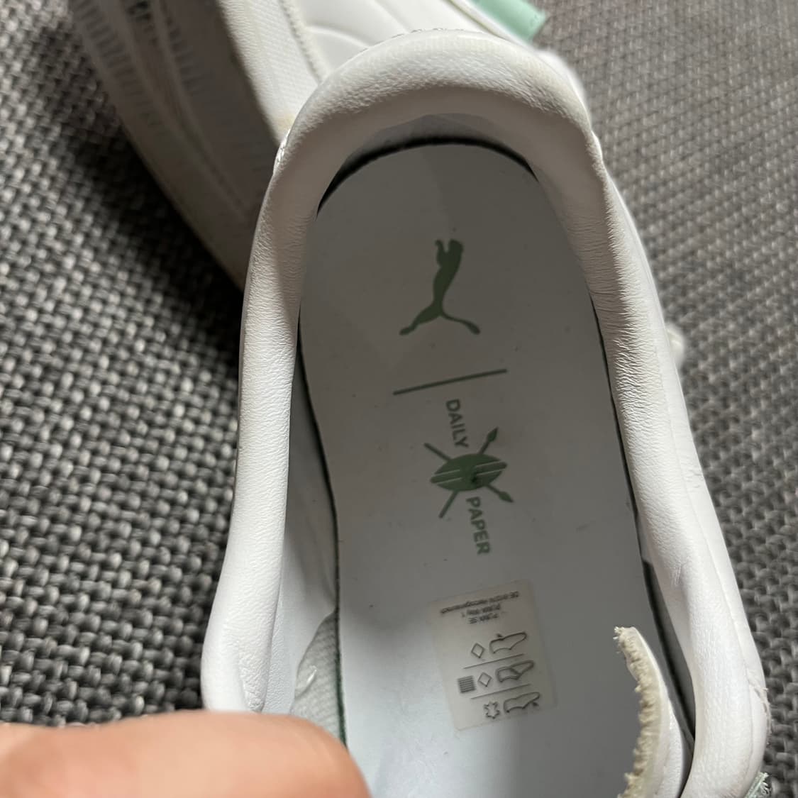 푸마 데일리페이퍼 화이트 스니커즈 270 상품이미지6