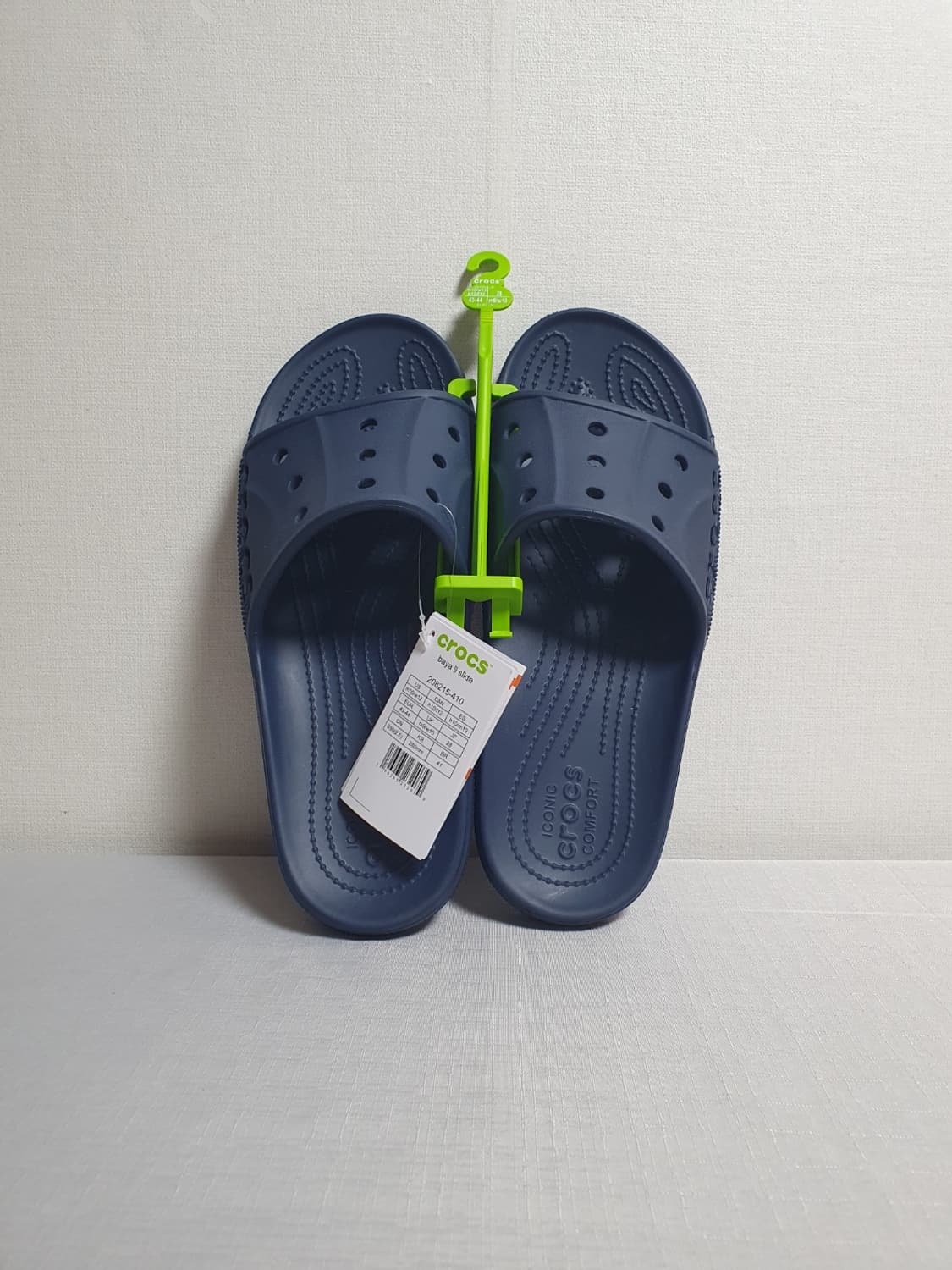 크록스 바야2 슬라이드 네이비 280mm 새상품 슬리퍼 상품이미지2
