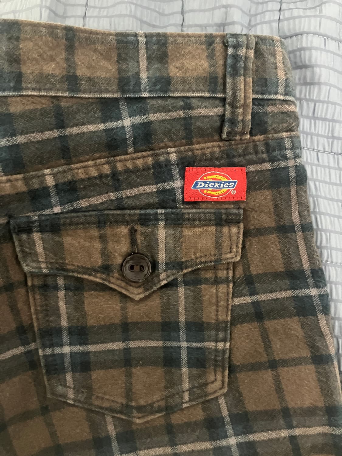 (L) 디키즈 부츠컷 체크바지 상품이미지2