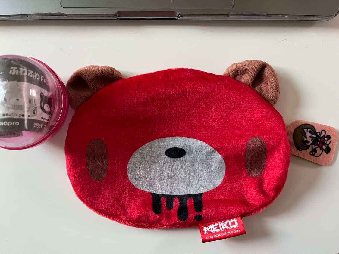 글루미베어x하츠네미쿠 페이스파우치 메이코 상품이미지1