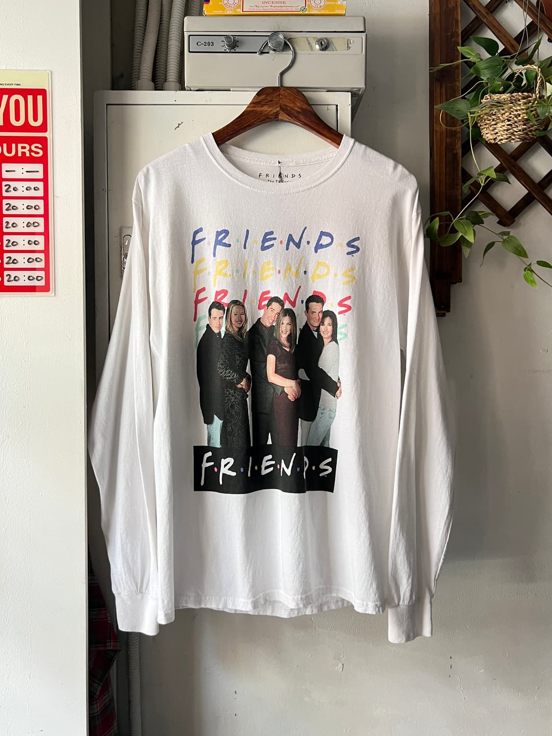 [M]Friends USA 프렌즈 롱슬리브 티셔츠 상품이미지1