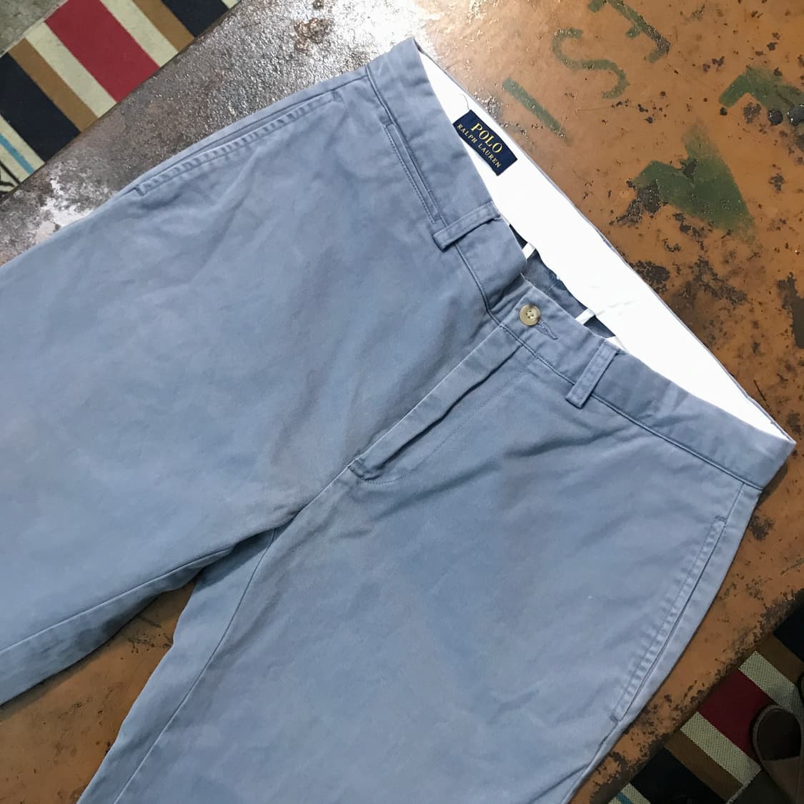 폴로랄프로렌 에이징 애쉬블루 클래식 치노 팬츠 허리 33 사이즈 상품이미지4