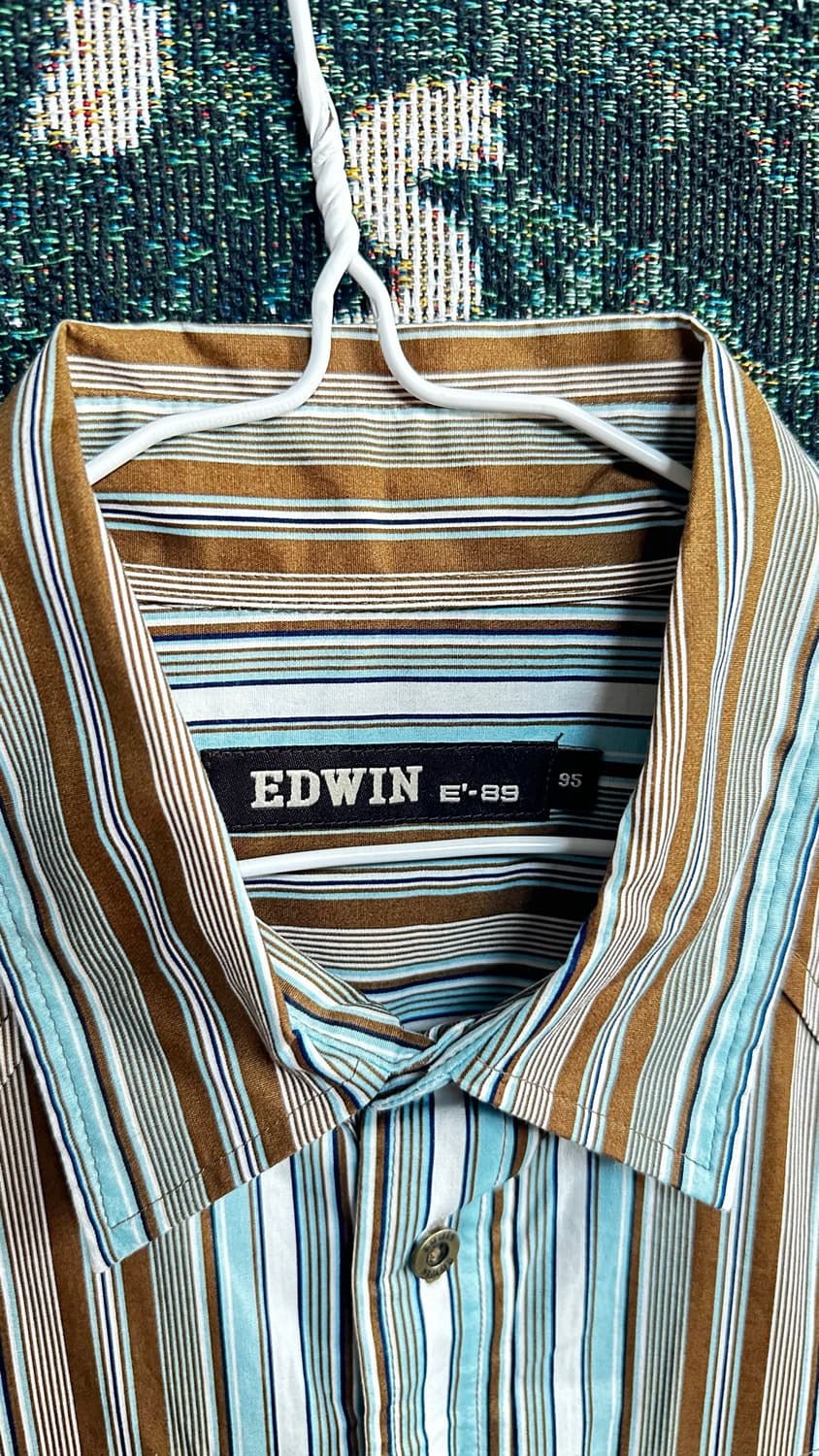 EDWIN 멀티 스트라이프 웨스턴 셔츠 95 상품이미지2