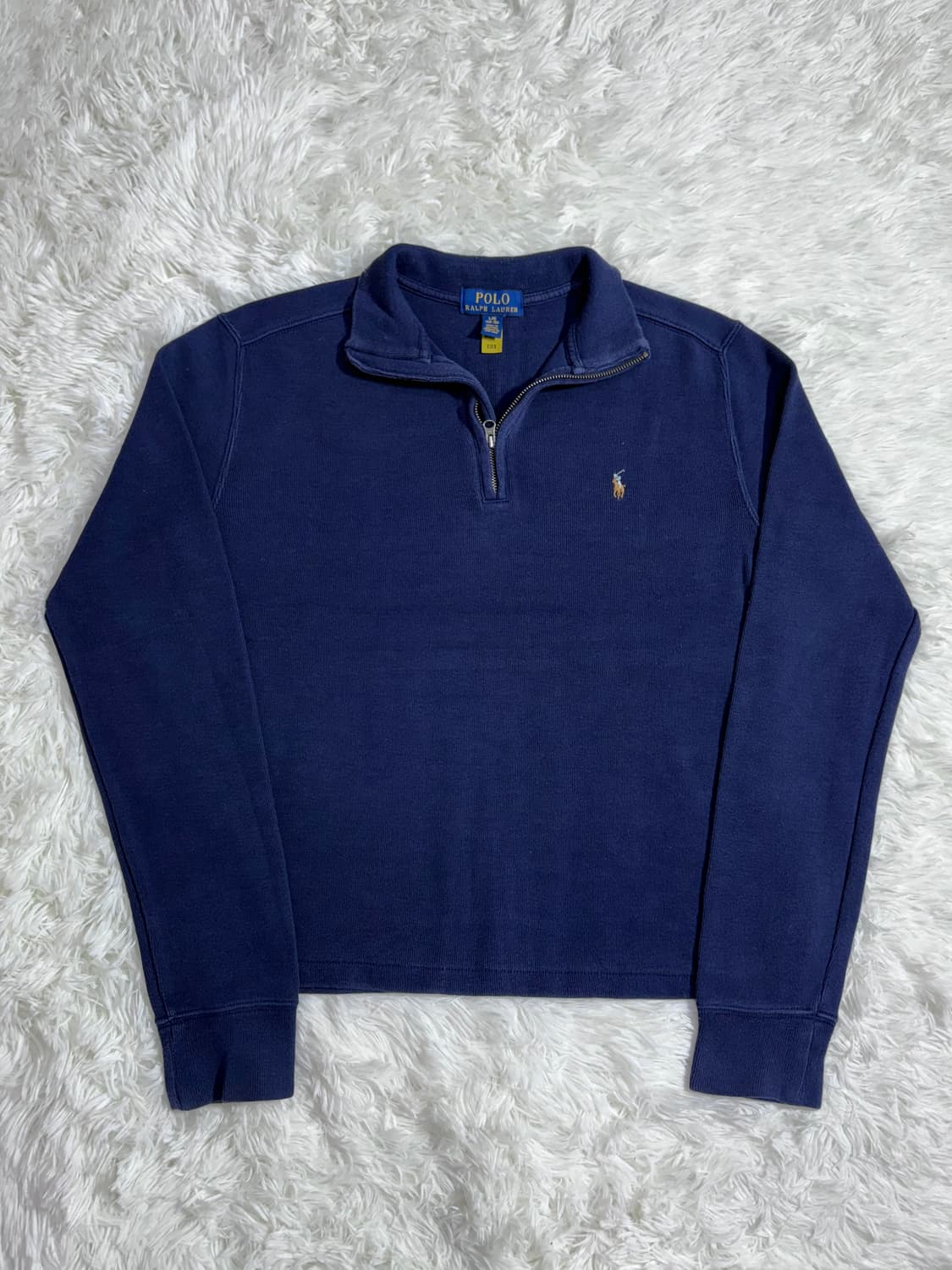 폴로 랄프로렌 QR 포니 반집업 니트  상품이미지3