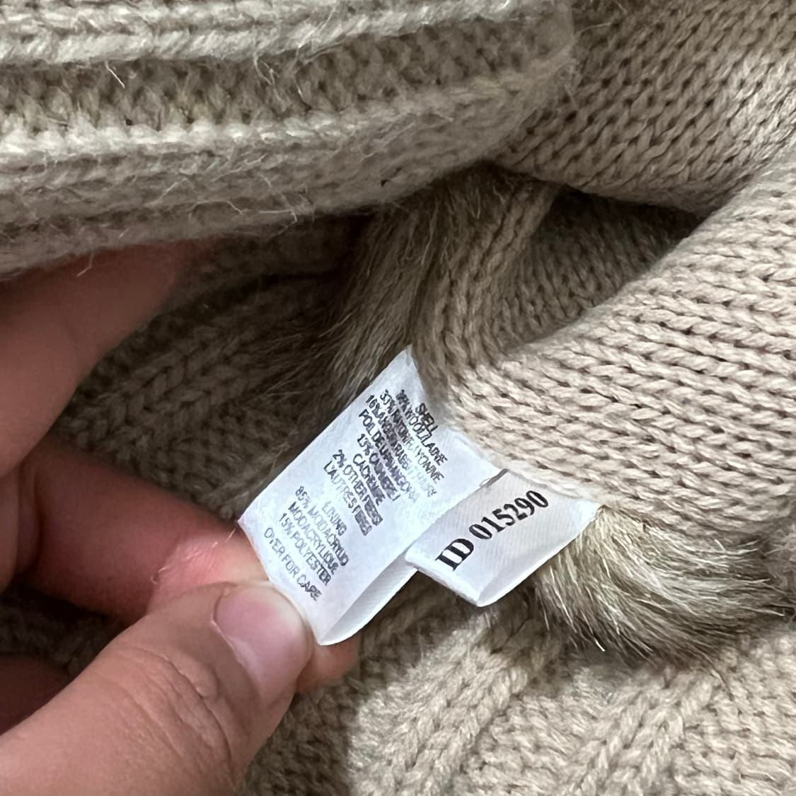 [우먼90-95] 아베크롬비 퍼누빔 니트집업 상품이미지4