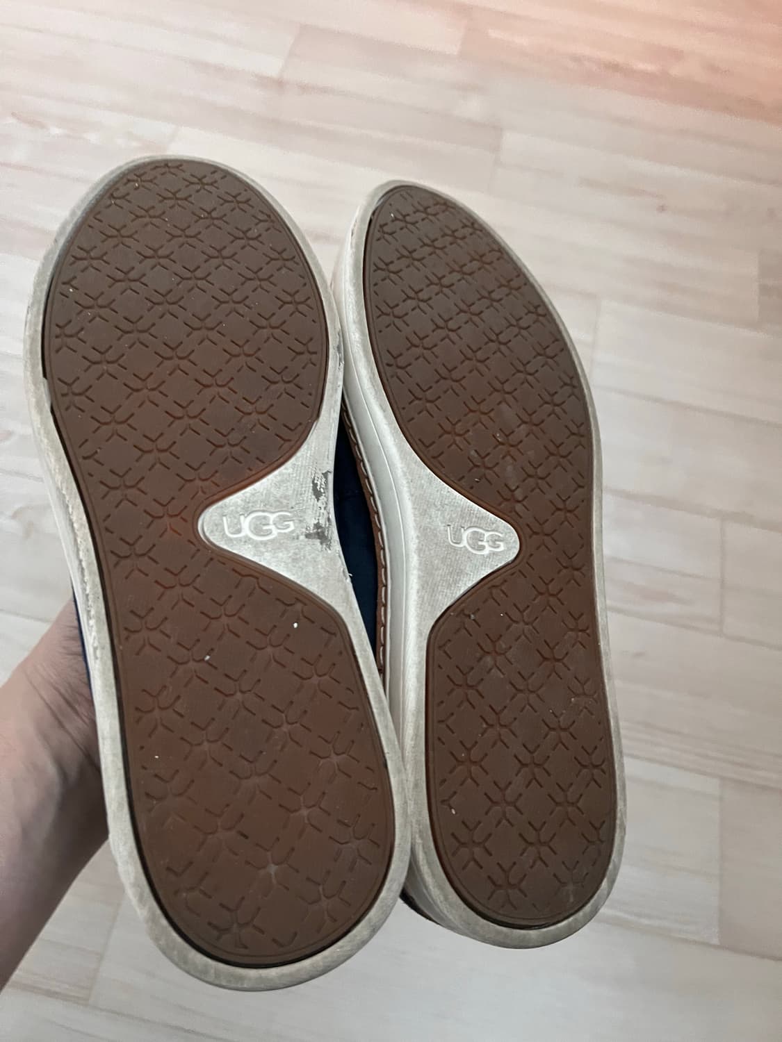 UGG 어그 네이비 플랫 슈즈(245mm) 상품이미지4