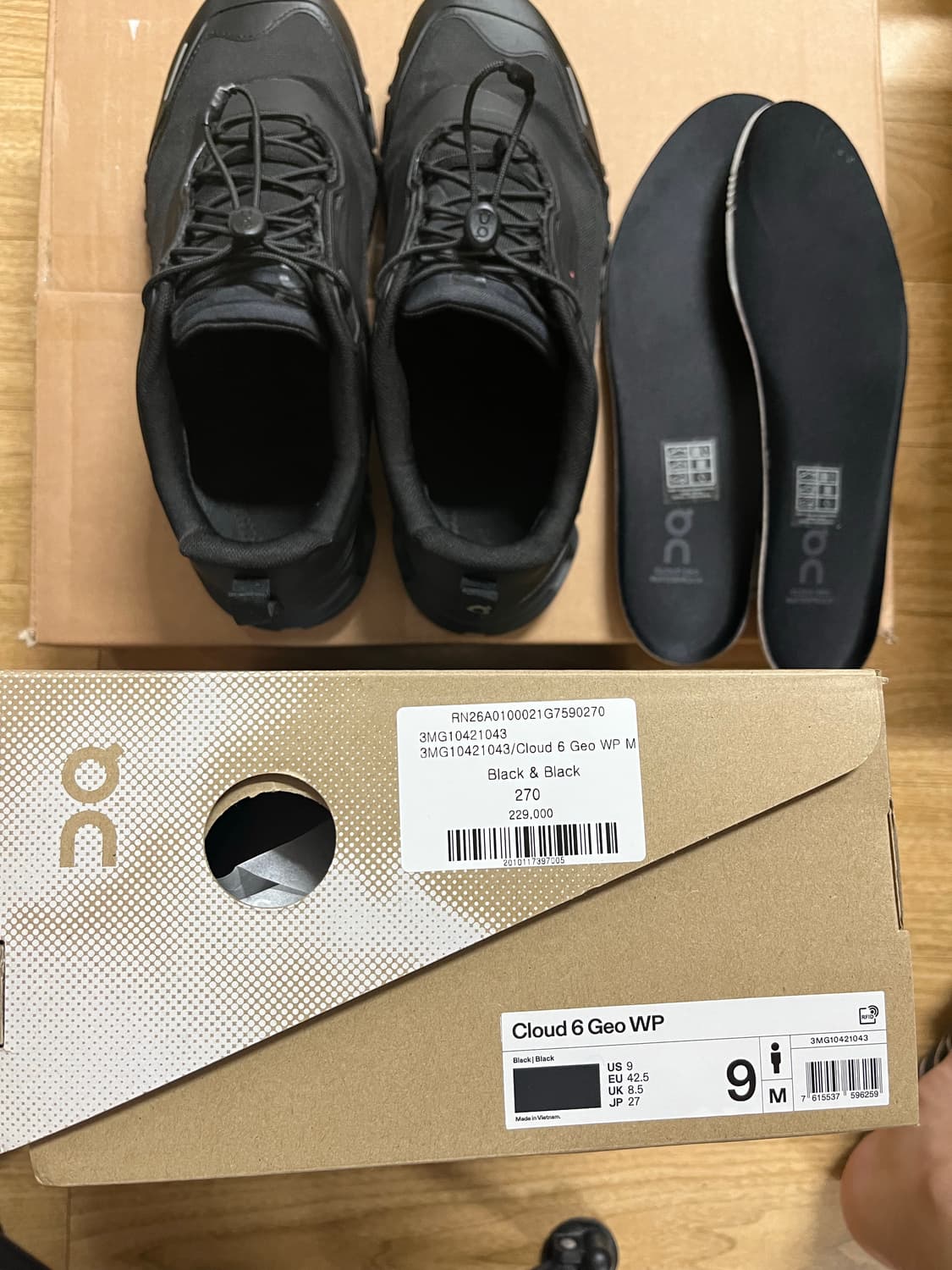 온러닝 클라우드 6 GEO WP 방수 운동화 상품이미지6