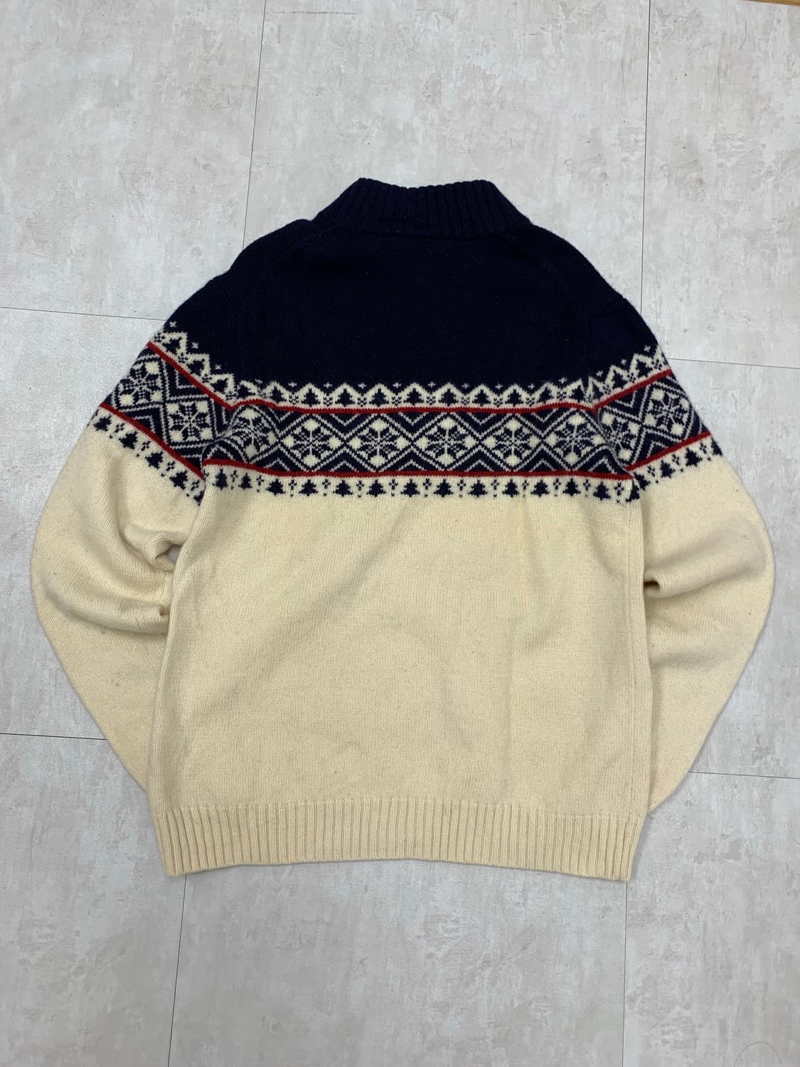 유니클로 패턴 반집업 니트 #412 상품이미지6