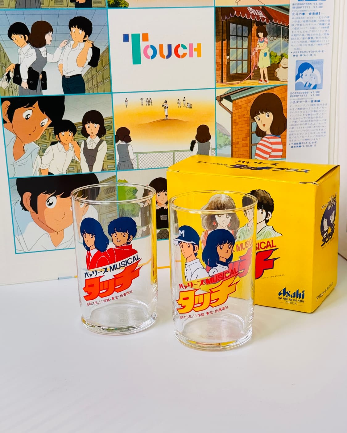 빈티지 컵 | 애니메이션 터치 유리 컵 상품이미지3