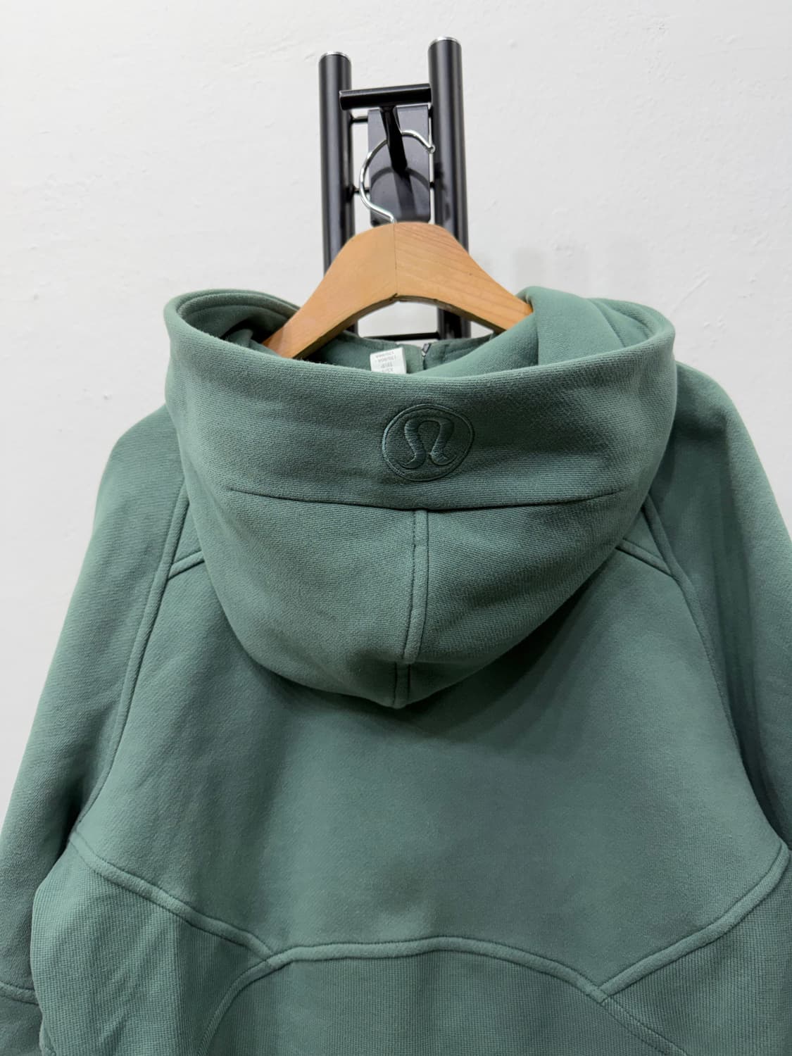 정품) 룰루레몬 여성 오버핏 하프집업 후드티 XS 상품이미지5