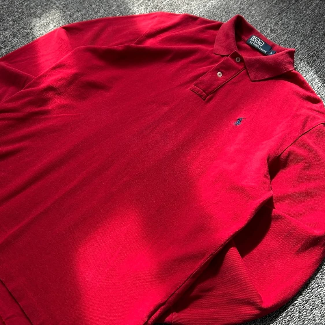 폴로 랄프로렌 레드 PK 카라티  상품이미지3