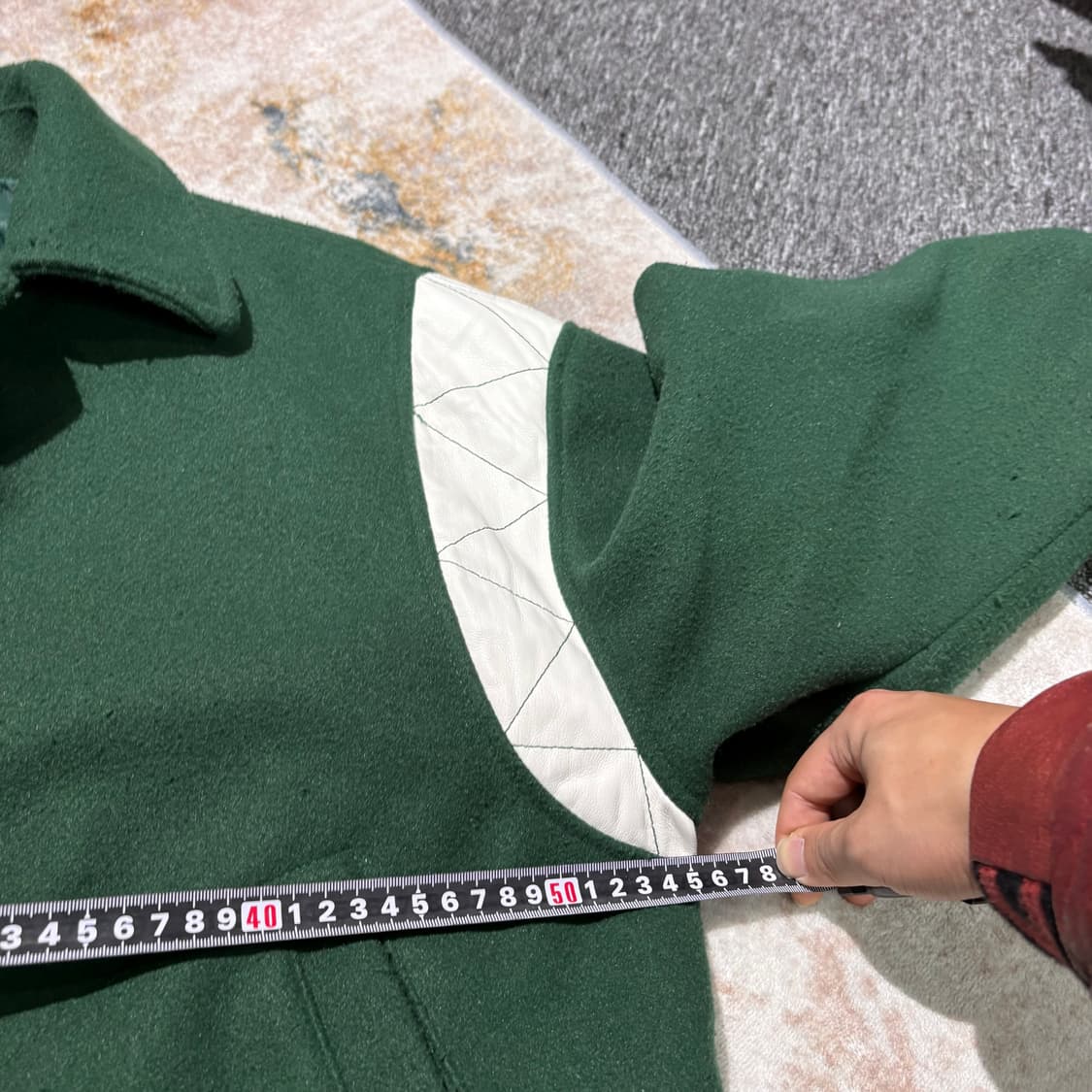 NIX 그린 바시티 빈티지자켓 상품이미지8