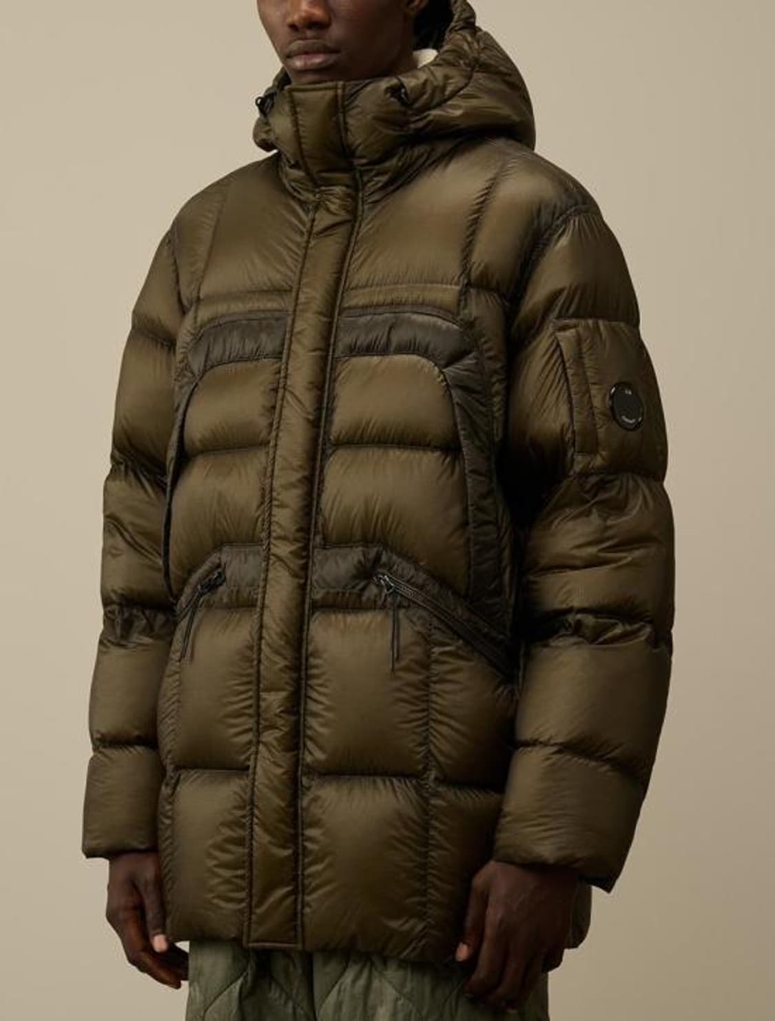 CP컴퍼니 DD쉘 미드패딩 올리브 상품이미지1