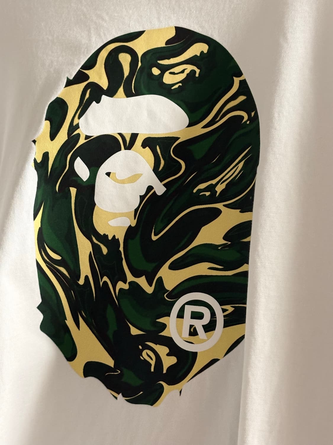 베이프 마블링 카모 오버핏 맨투맨 XL 상품이미지3