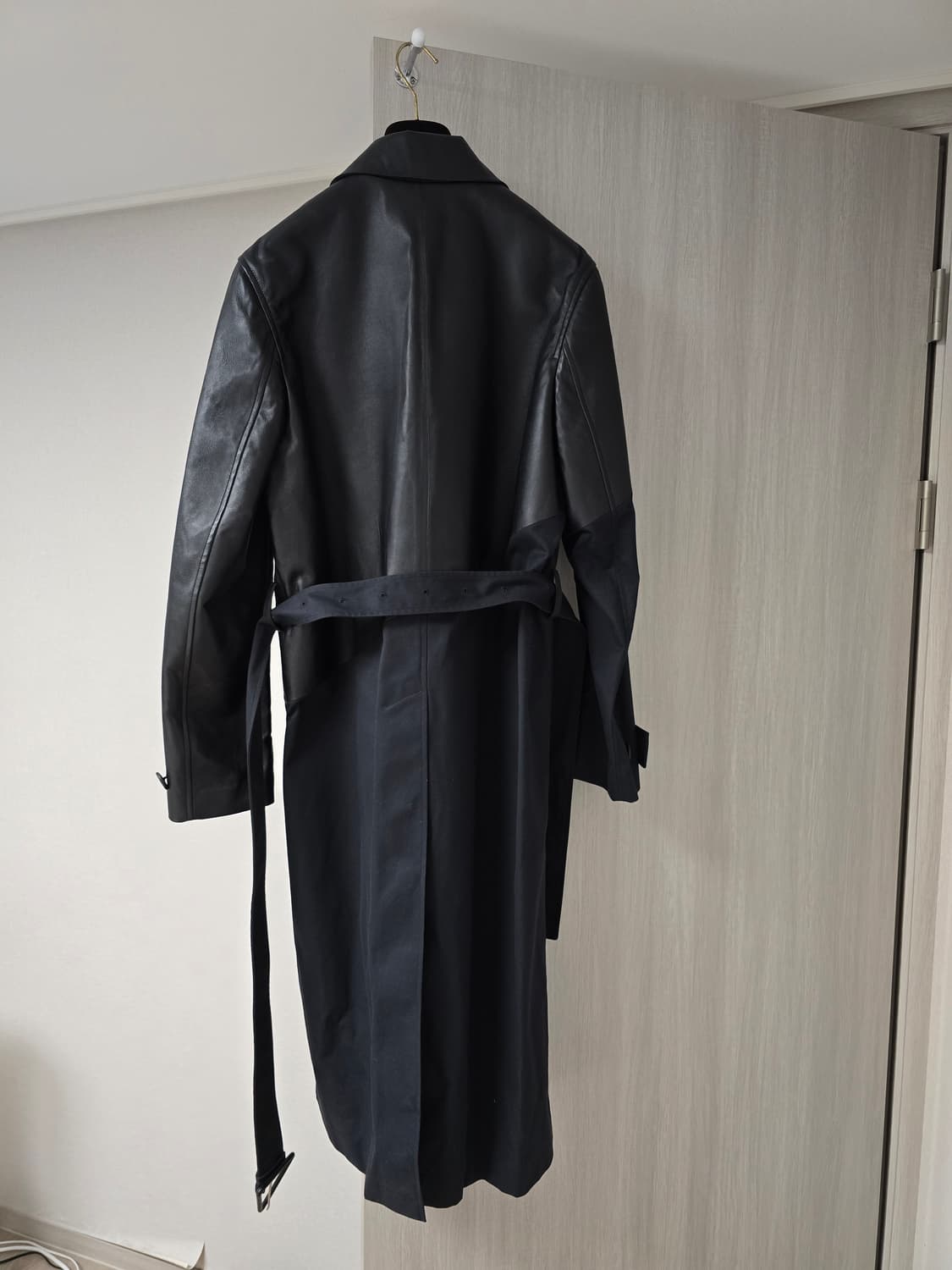 보테가베네타 레더 트렌치코트 상품이미지7