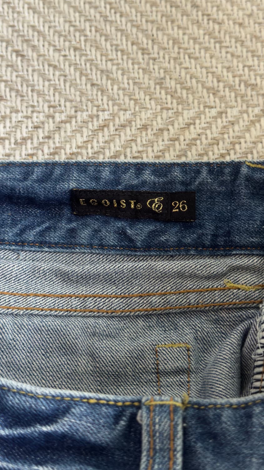 EGOIST 로우라이즈 데님 핫팬츠 상품이미지4