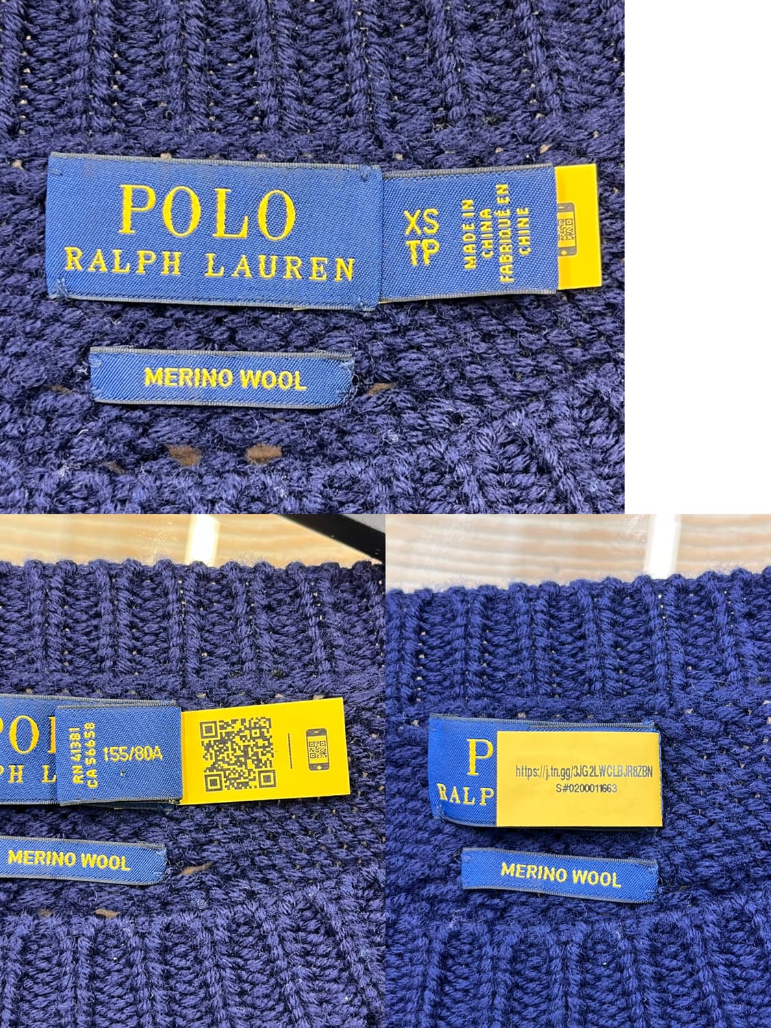 폴로 랄프 로렌 스캘럽 스트라이프 울 니트 상품이미지5