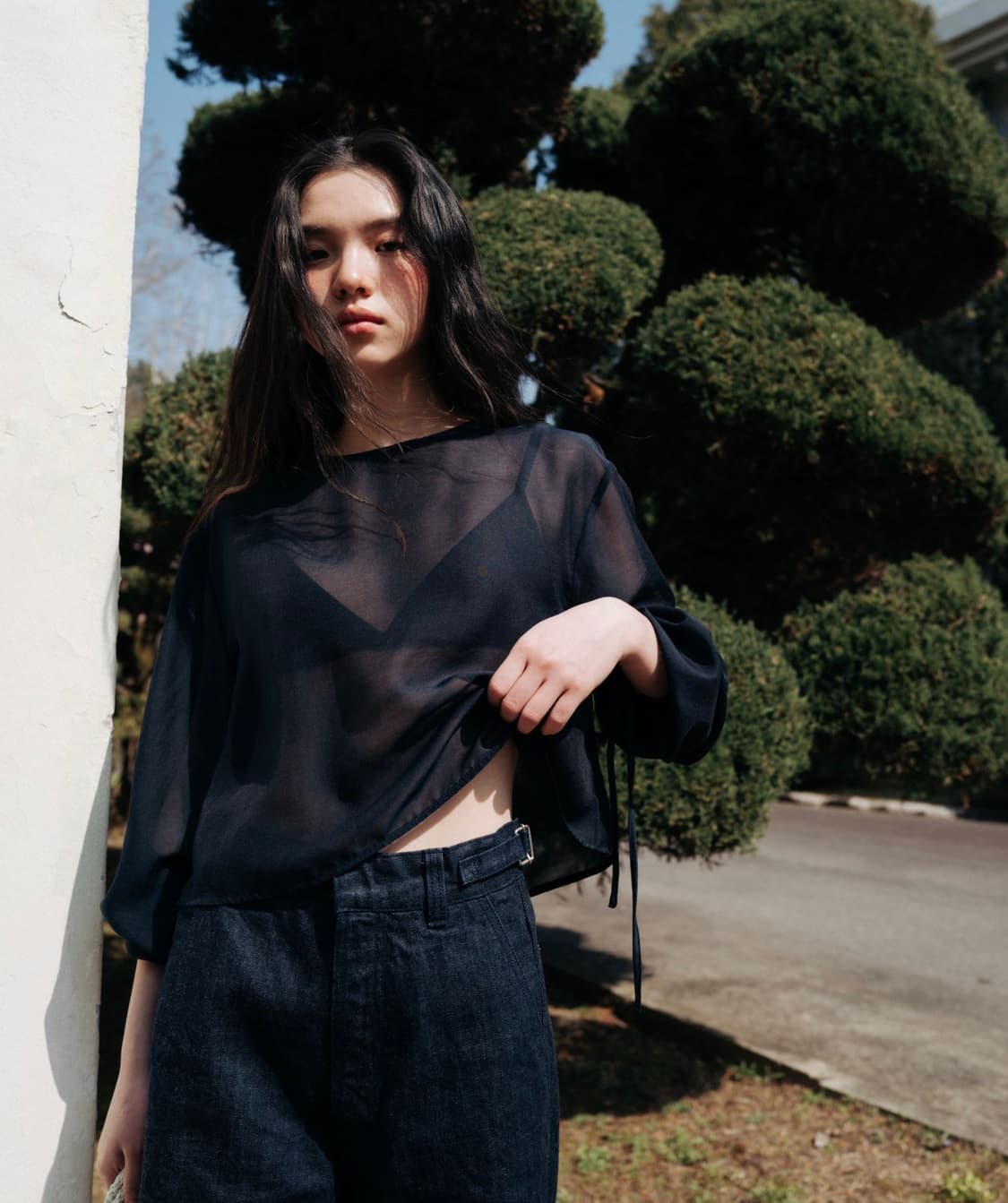 MONOHA crop blouse 상품이미지2