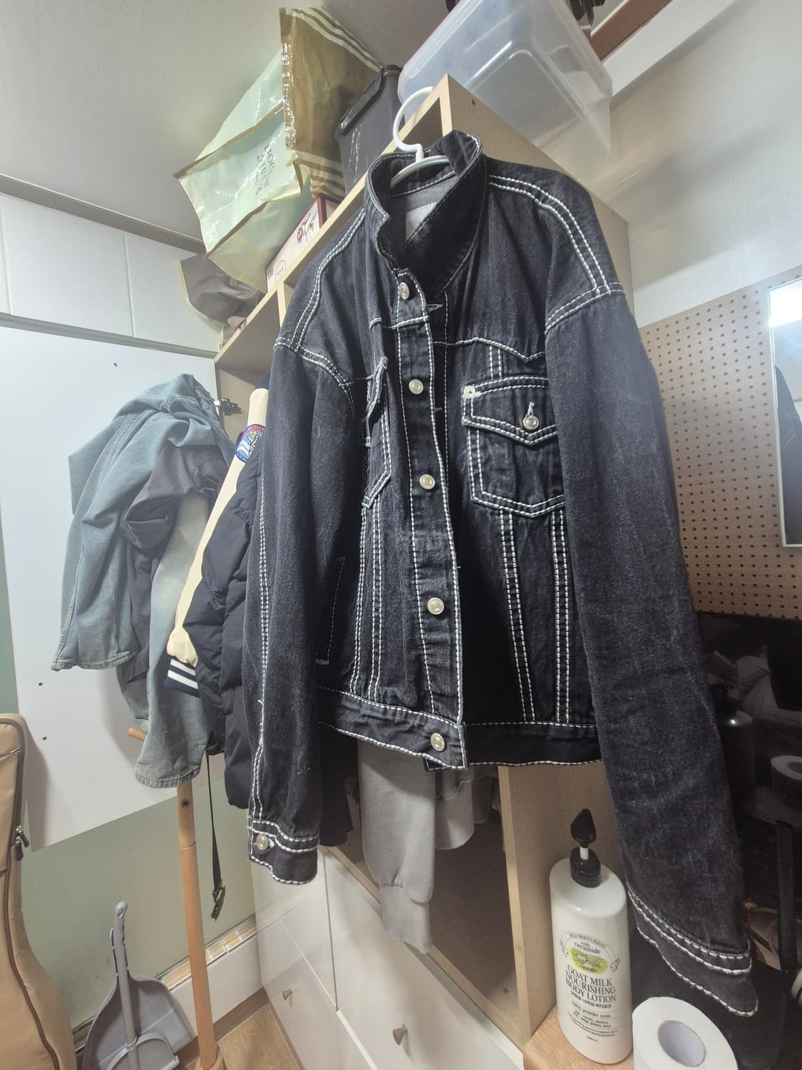 레시토 데님 자켓 오버핏 상품이미지1