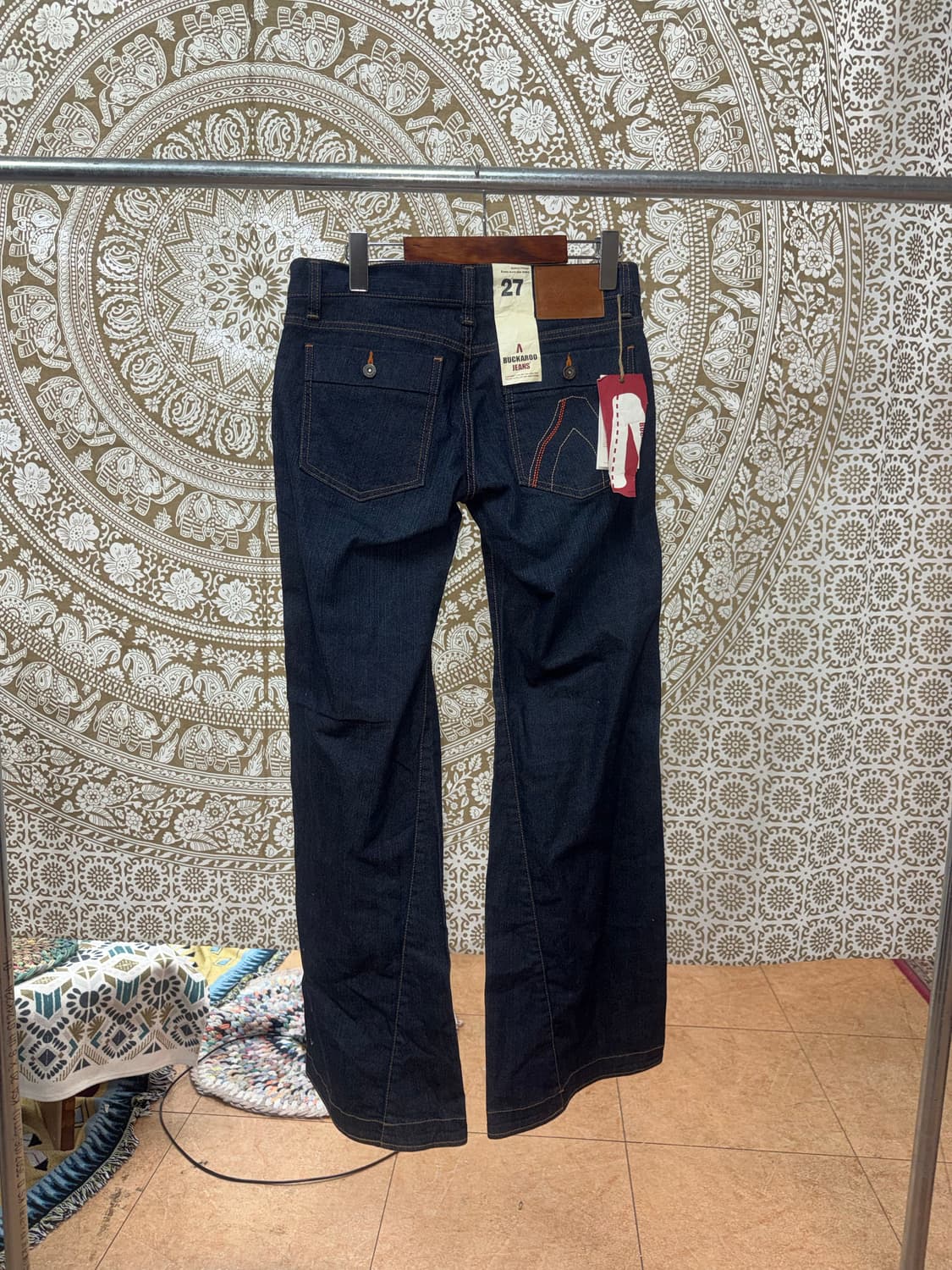 버커루 여성 생지 부츠컷 데님팬츠 상품이미지5