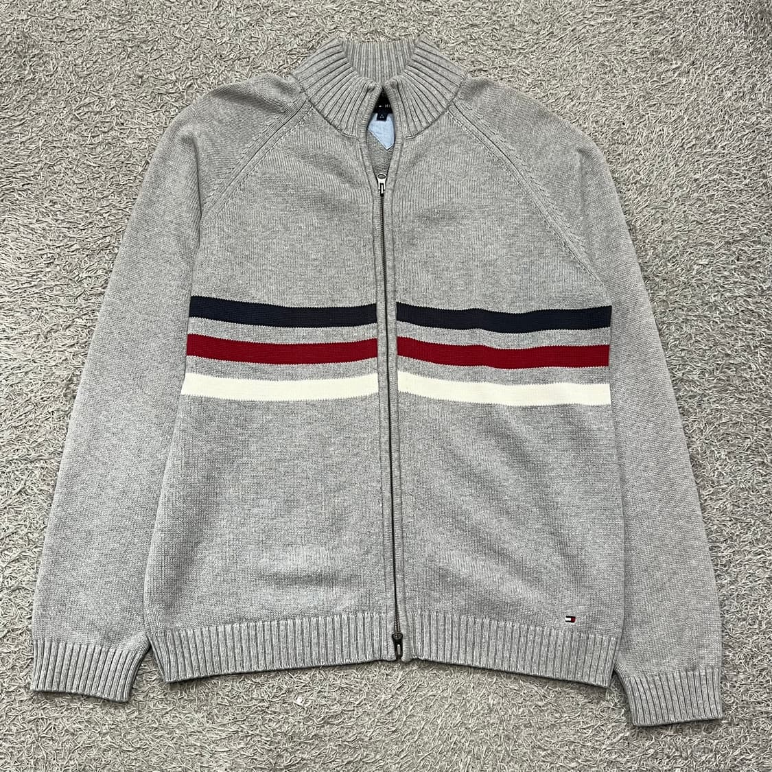 [100] 타미힐피거 니트집업 상품이미지2