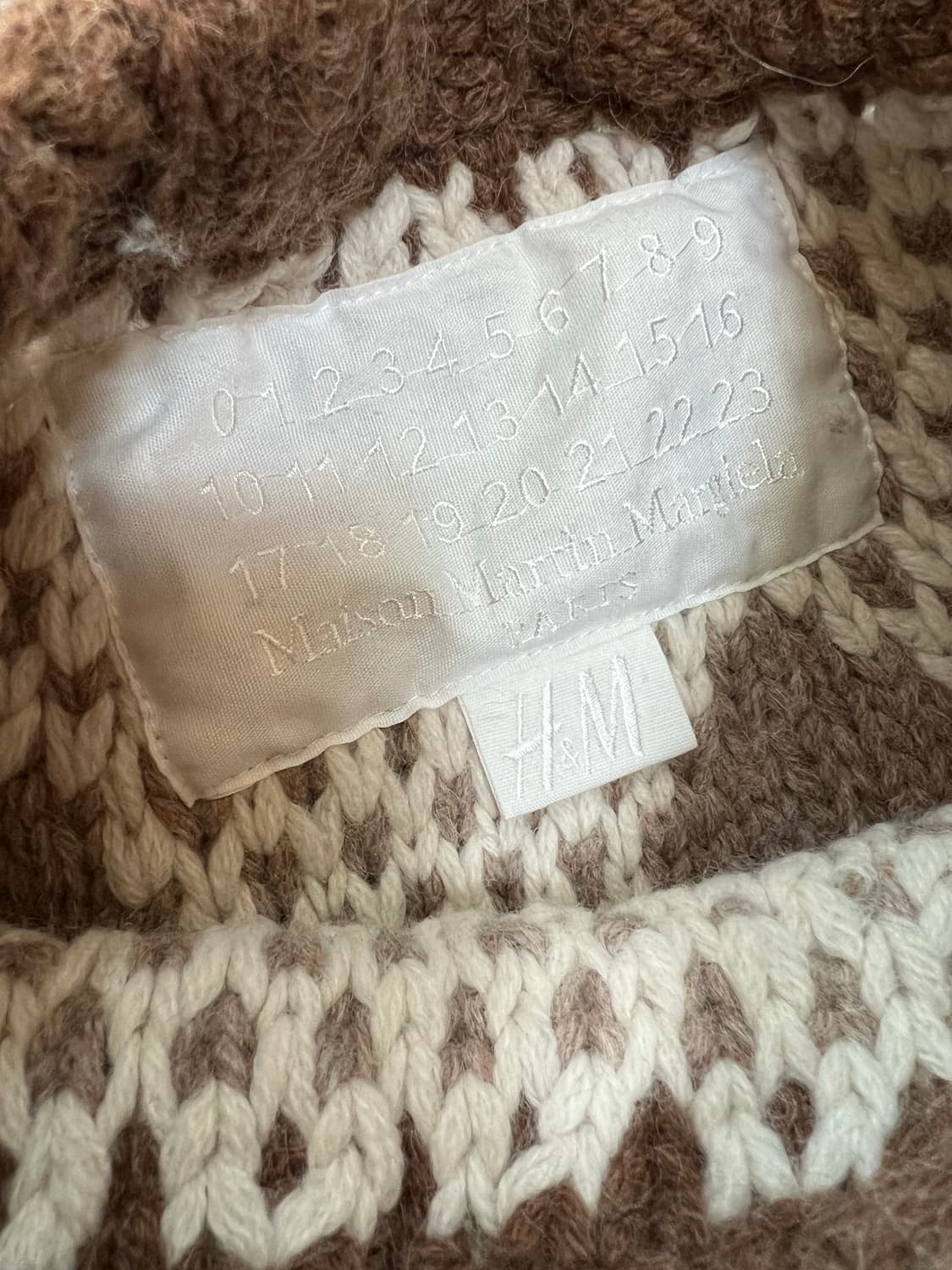 Maison Martin Margiela x H&M 노르딕 울 스웨터 상품이미지4