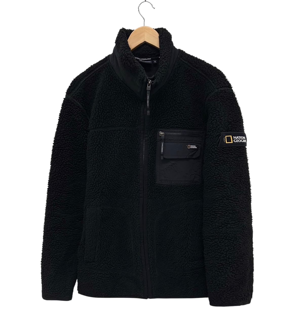 내셔널지오그래픽 플리스 블랙 (XL)  상품이미지1