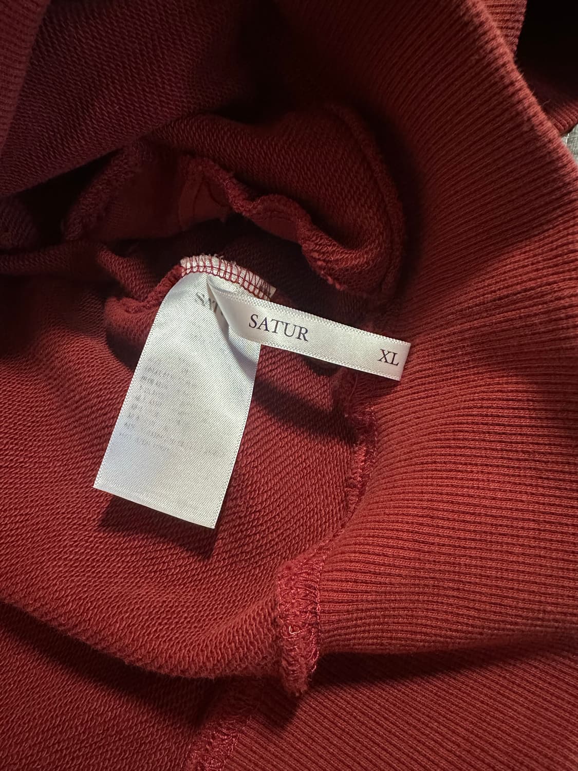 (XL) 세터 후드티 버건디 상품이미지6