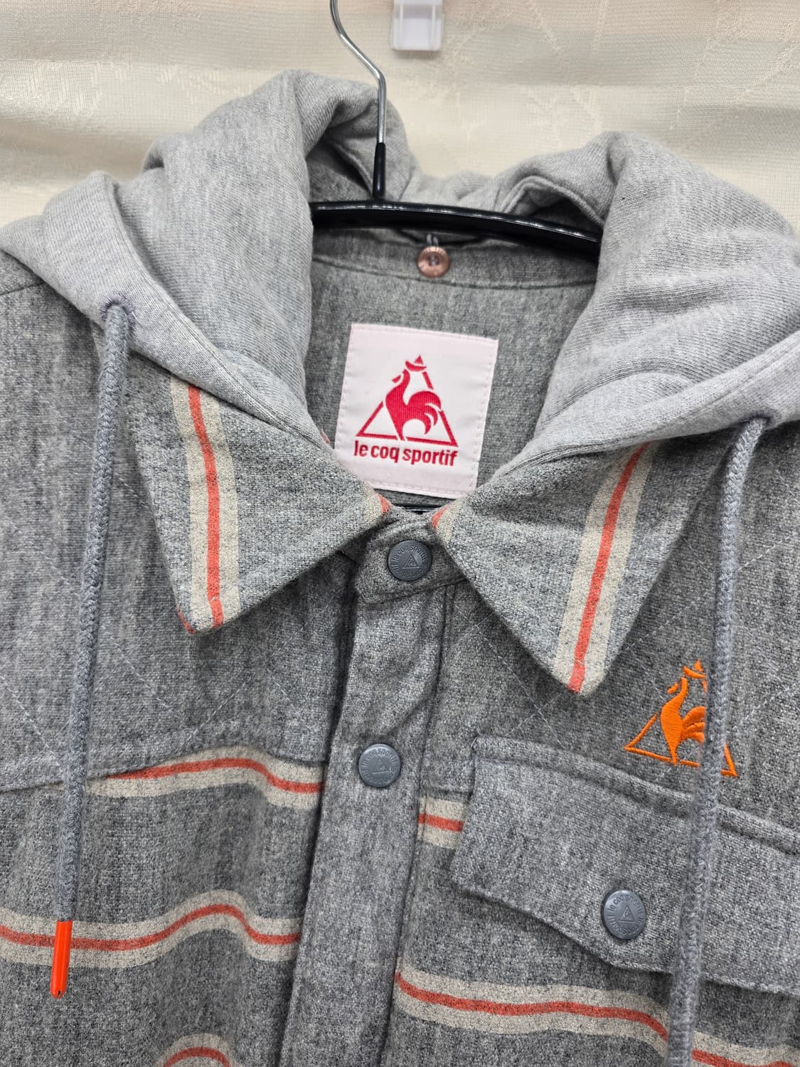 르꼬끄 스트라이프 뽀글이 안감 자켓 Y2K 상품이미지3