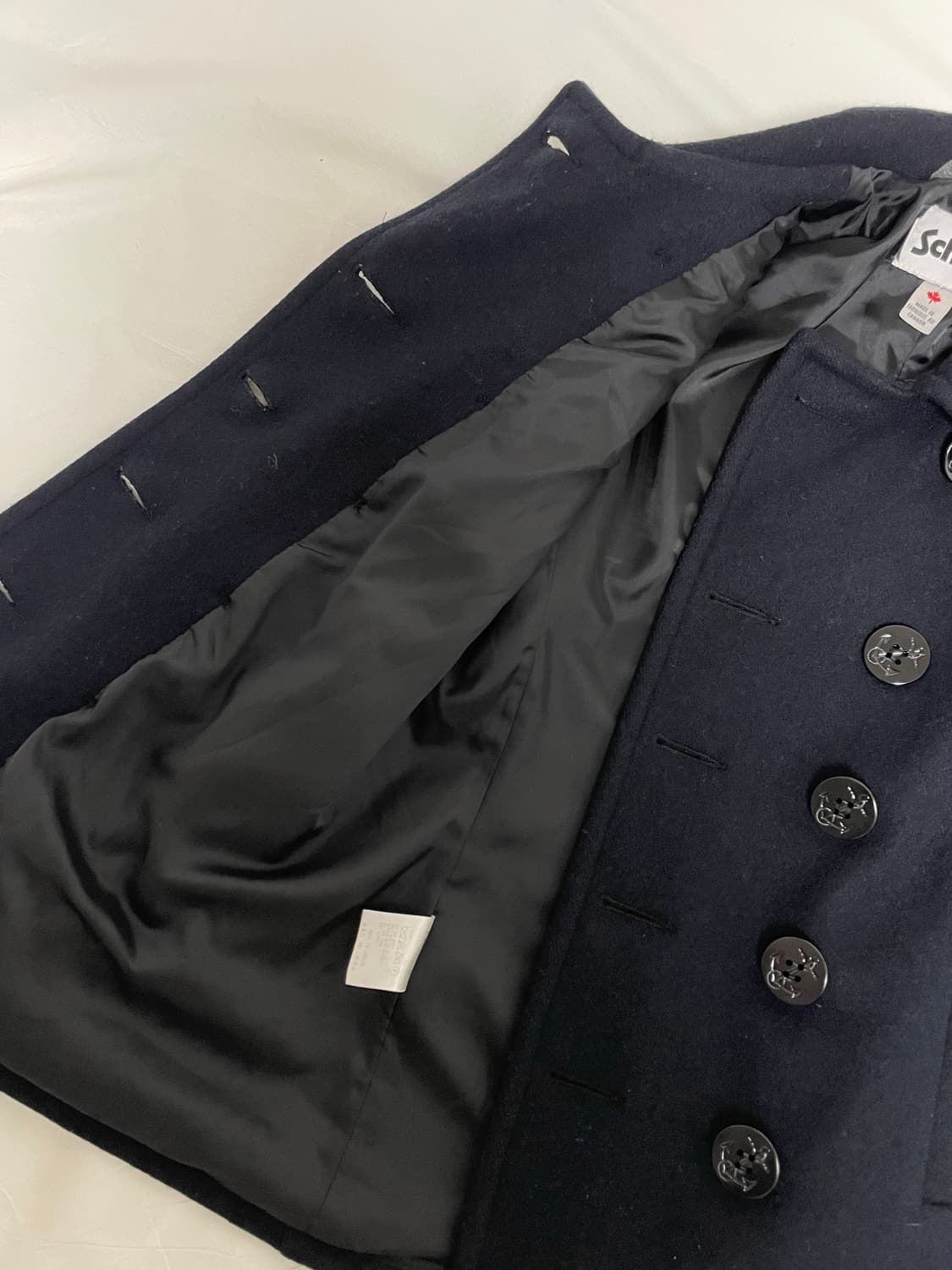 쇼트 여성 미해군 10버튼 울 피코트 RRL&LVC&폴로 (캐나다) 상품이미지5