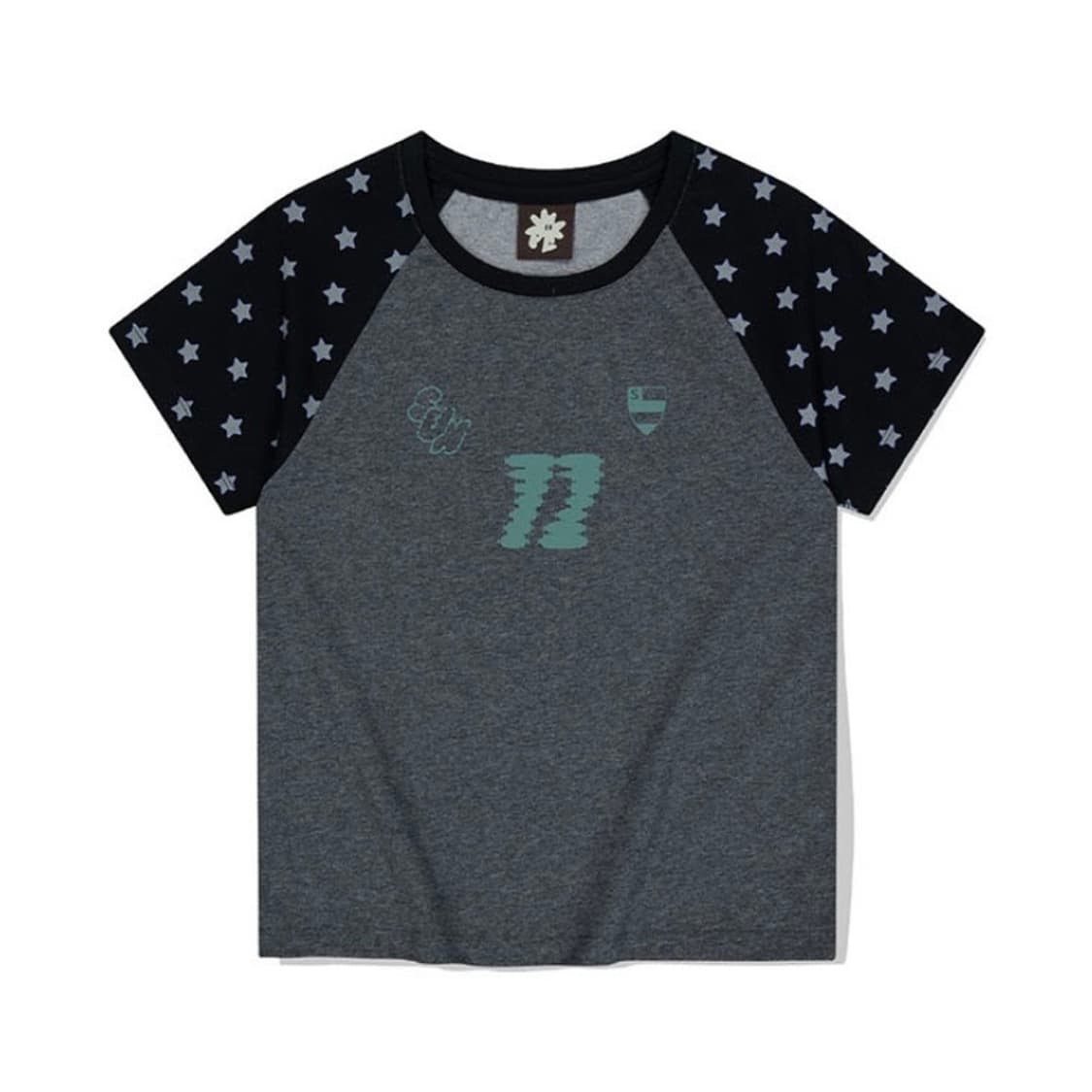 W All-star Raglan Tee Heather Charcoal 상품이미지1